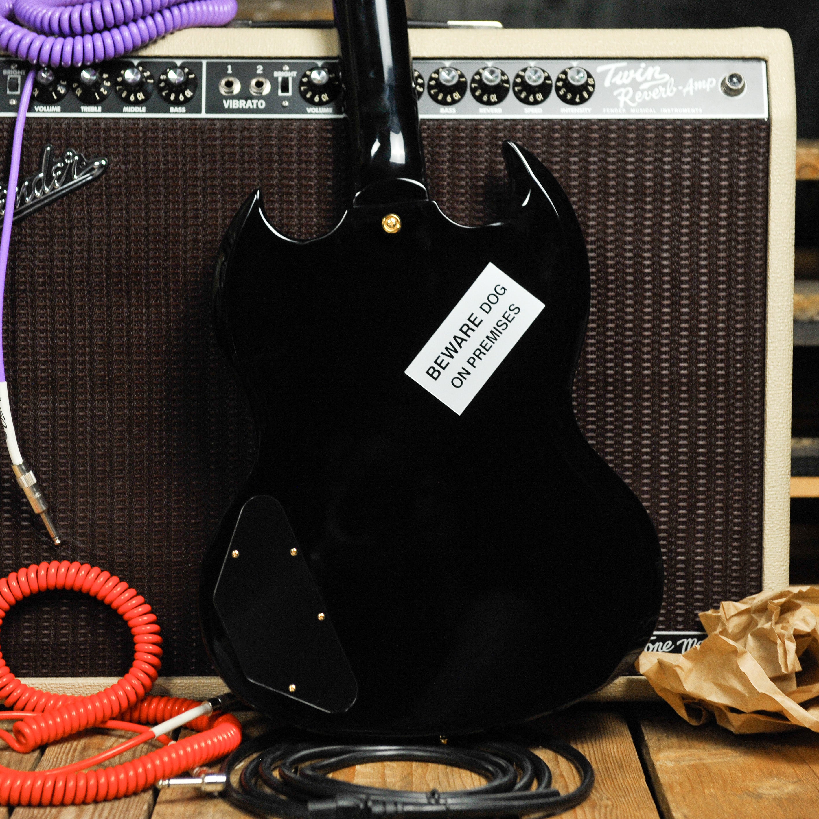 Epiphone Custom SG Ebony Electric Guitar - Used