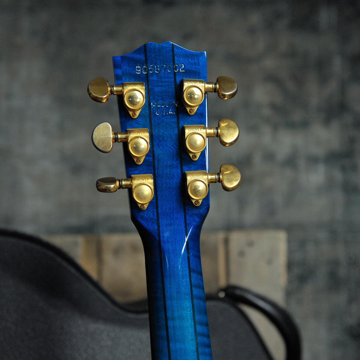 Gibson EC-20 Starburst 1997 Acoustic Guitar Blue #90587002 w/Case - Used
