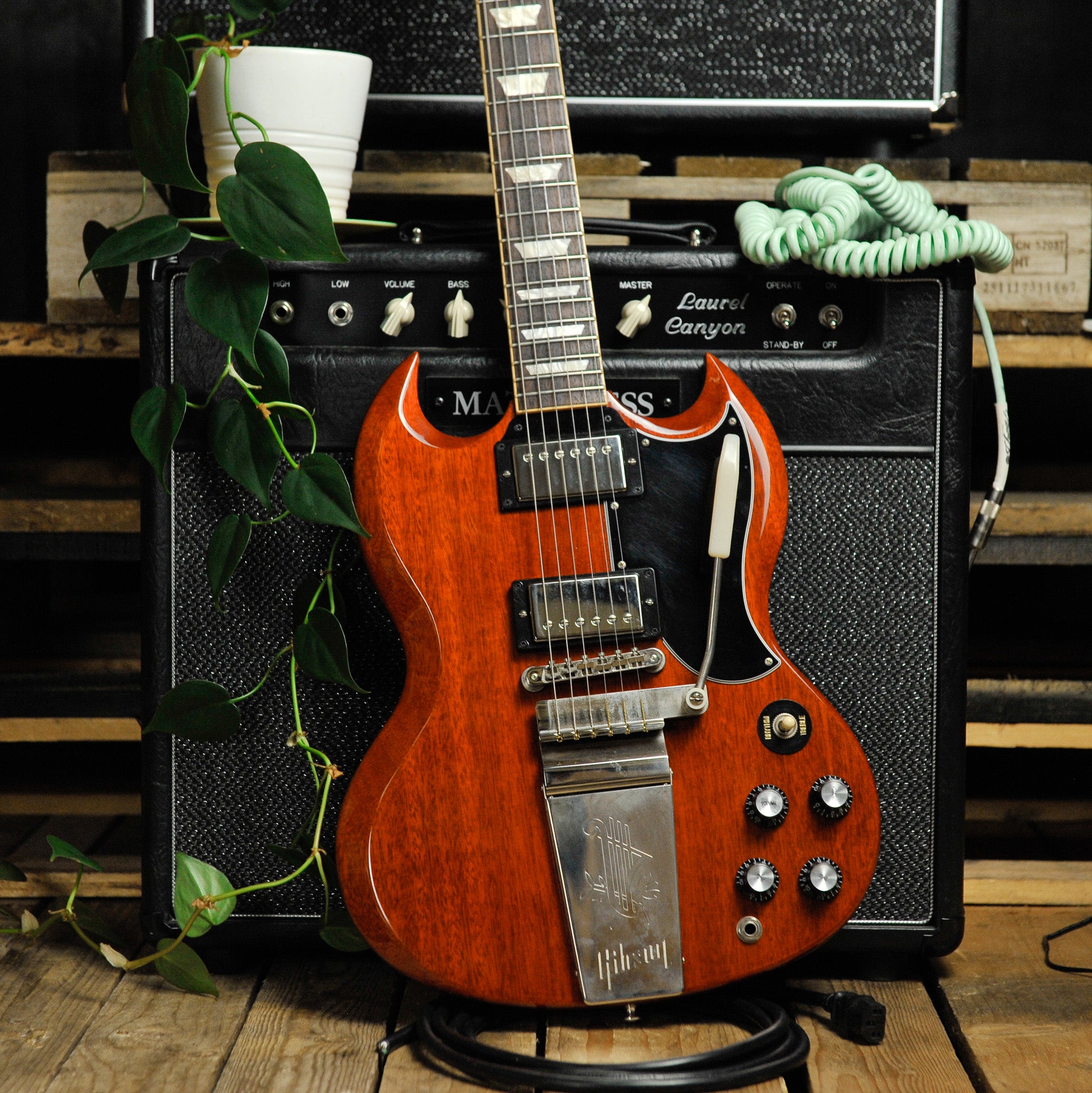Gibson SG Standard '61 Maestro Vibrola Vintage Cherry 2019 w/Bag - Used