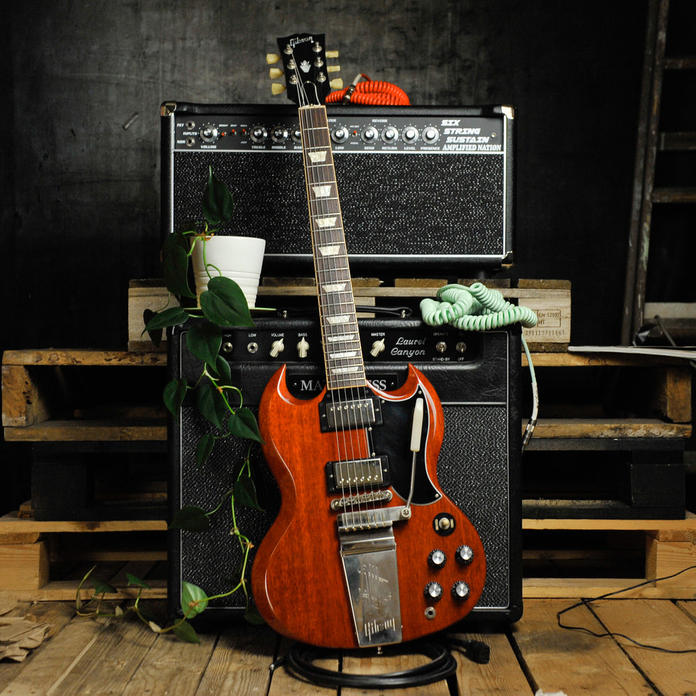 Gibson SG Standard '61 Maestro Vibrola Vintage Cherry 2019 w/Bag - Used