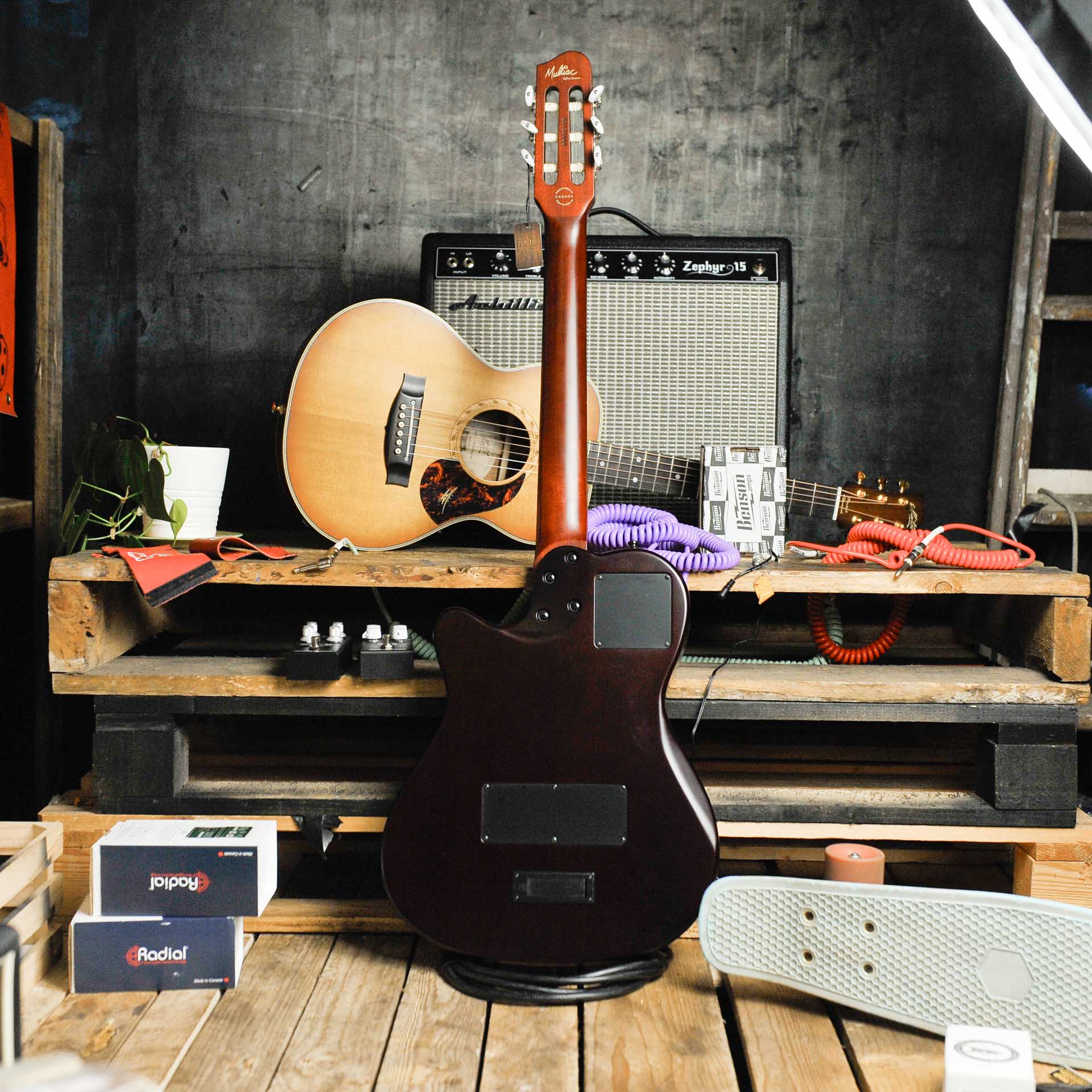 Godin Multiac Nylon Encore Natural SG W/Bag Mint Condition (2025) - Used