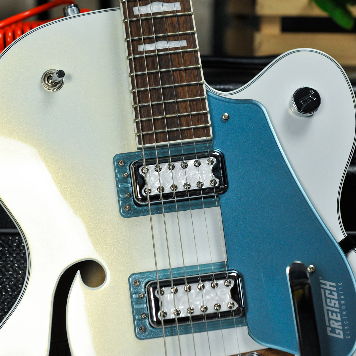 Gretsch G5420T-140 Electromatic 140th Two-Tone Pearl Platinum/Stone Platinum w/Bag - Used