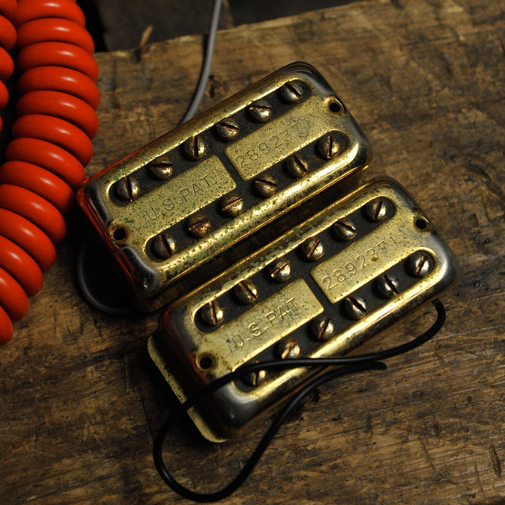 Gretsch Filter’Tron US PAT 2892371 Gold Electric Pickups - Set of 2 - Used