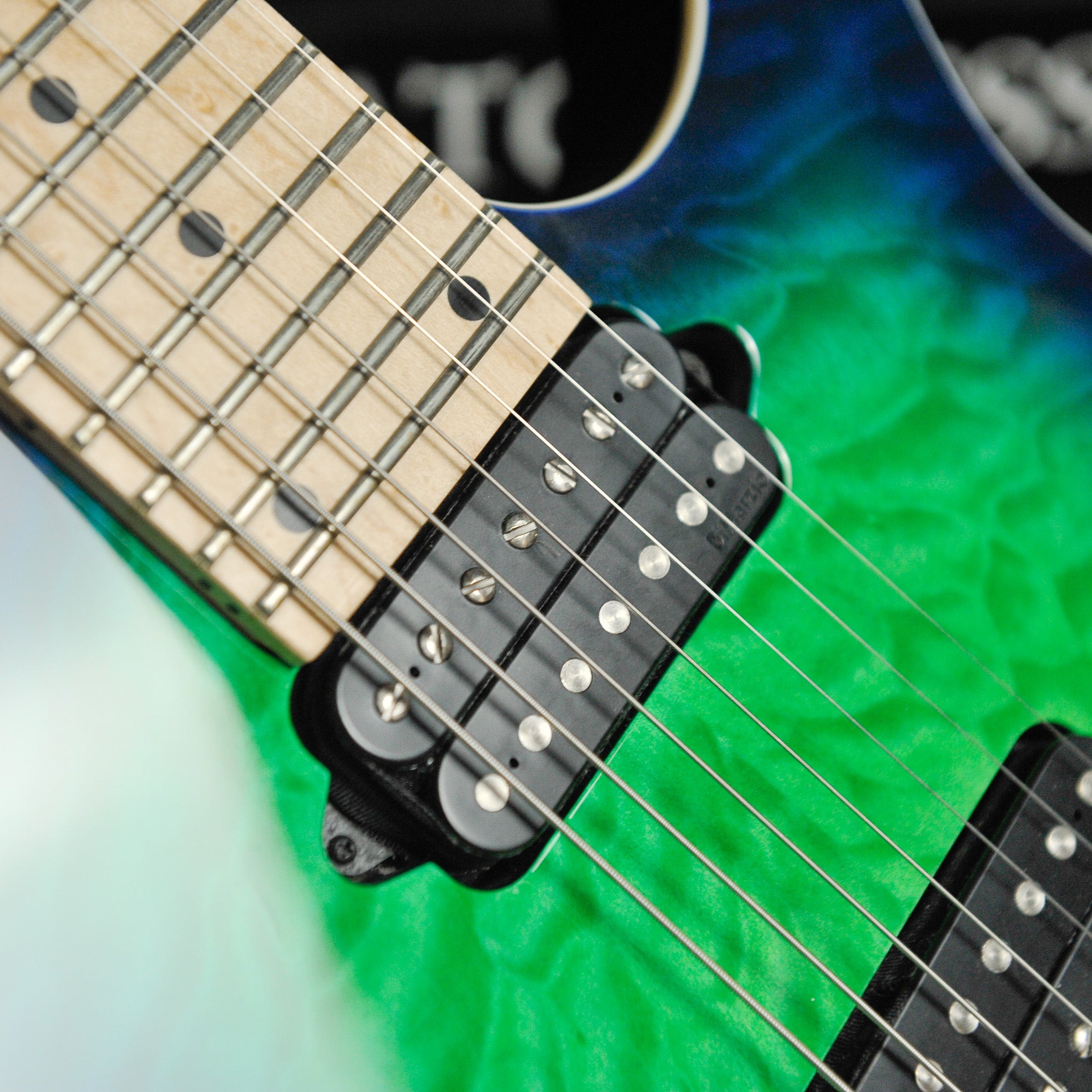 Ibanez Prestige RG752MQM-SLG 2017 Limited Run 7-String  Electric Guitar w/Case - Used