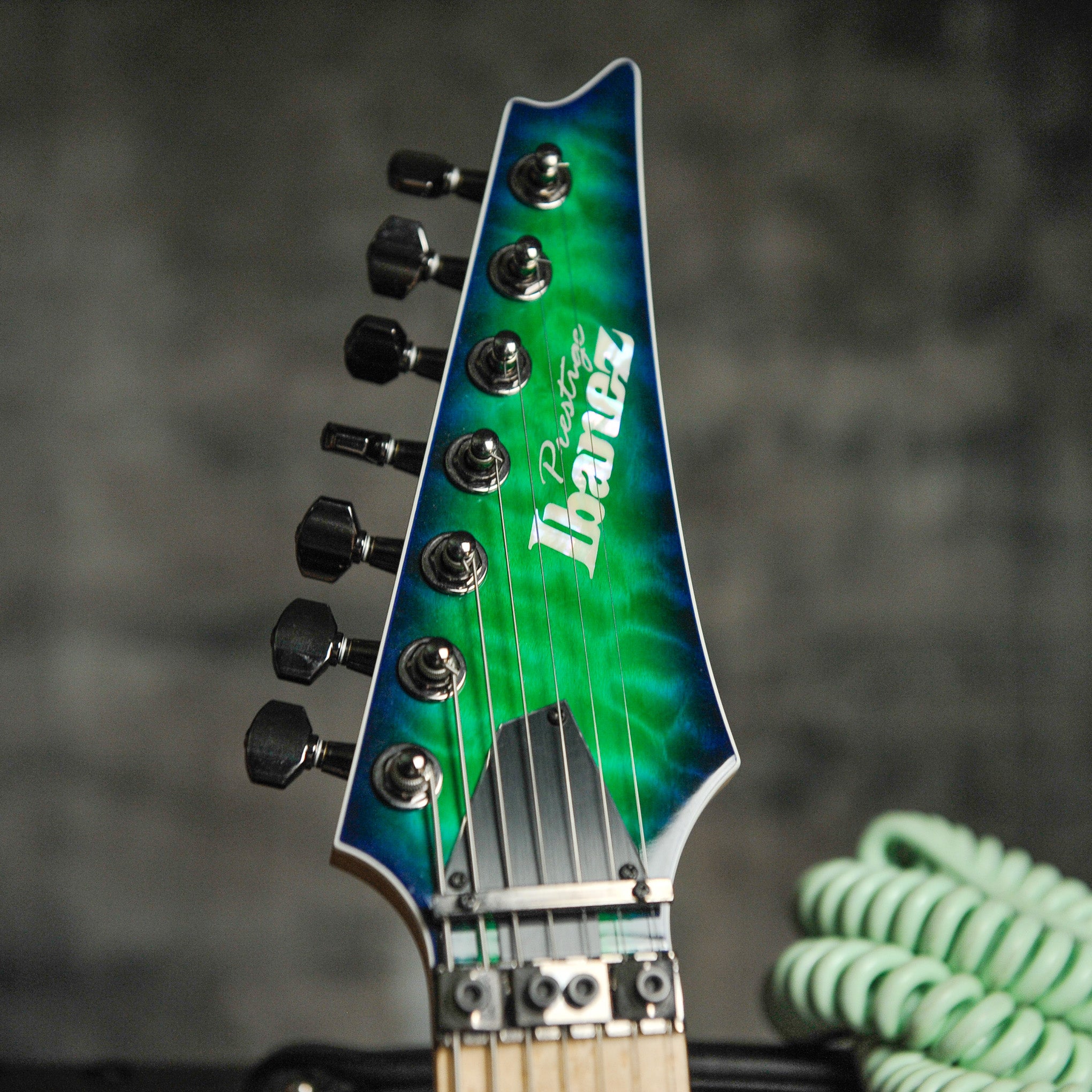 Ibanez Prestige RG752MQM-SLG 2017 Limited Run 7-String  Electric Guitar w/Case - Used