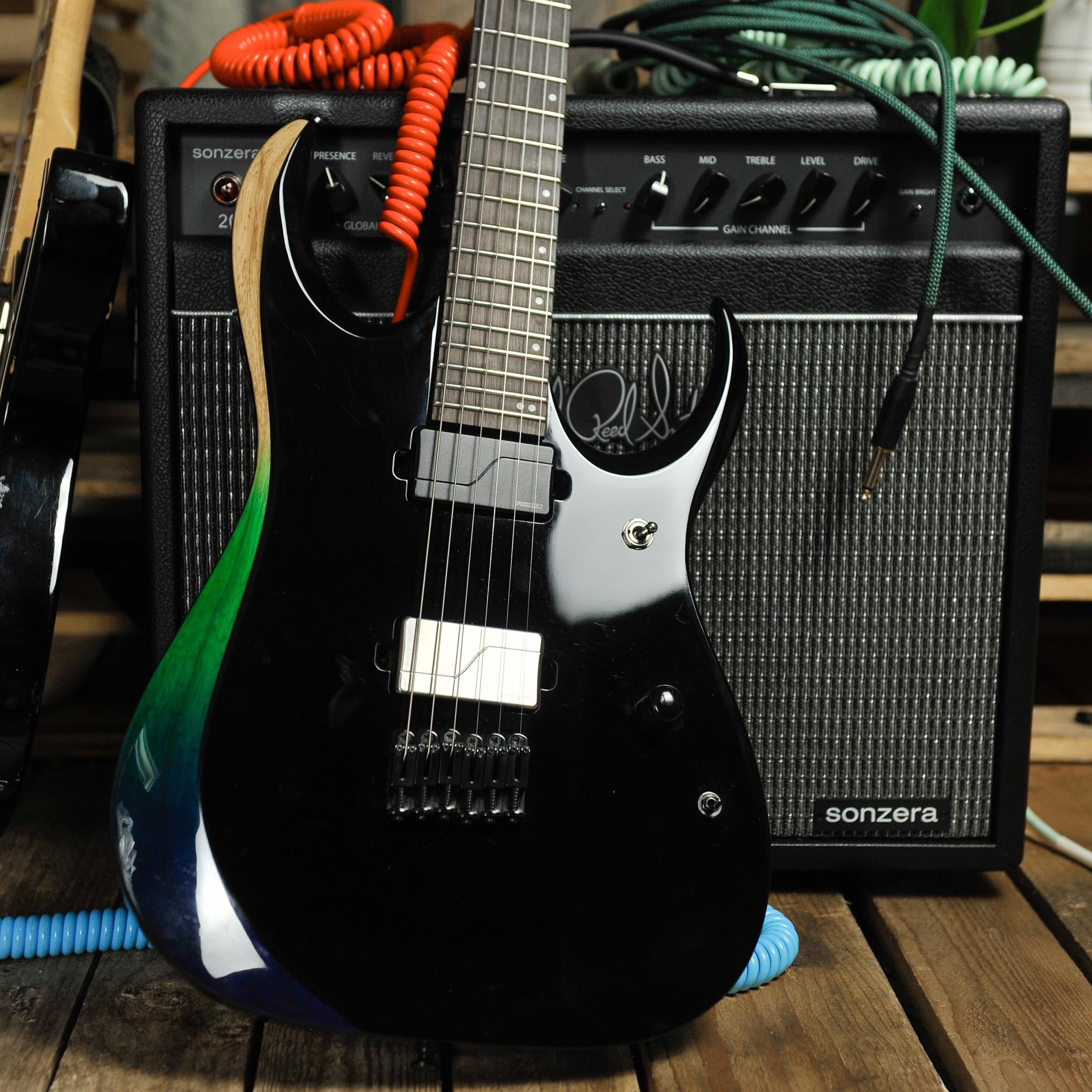 Ibanez RGD61ALA MTR Electric Guitar Midnight Tropical Rainforest - Used