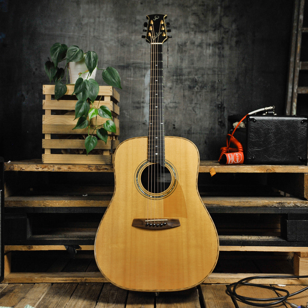 Jim Williams WD40 Dreadnought Acoustic Guitar w/Case S#3001C - Used