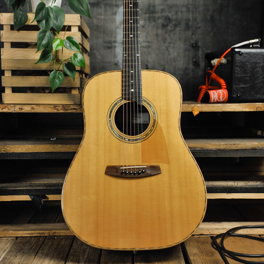 Jim Williams WD40 Dreadnought Acoustic Guitar w/Case S#3001C - Used