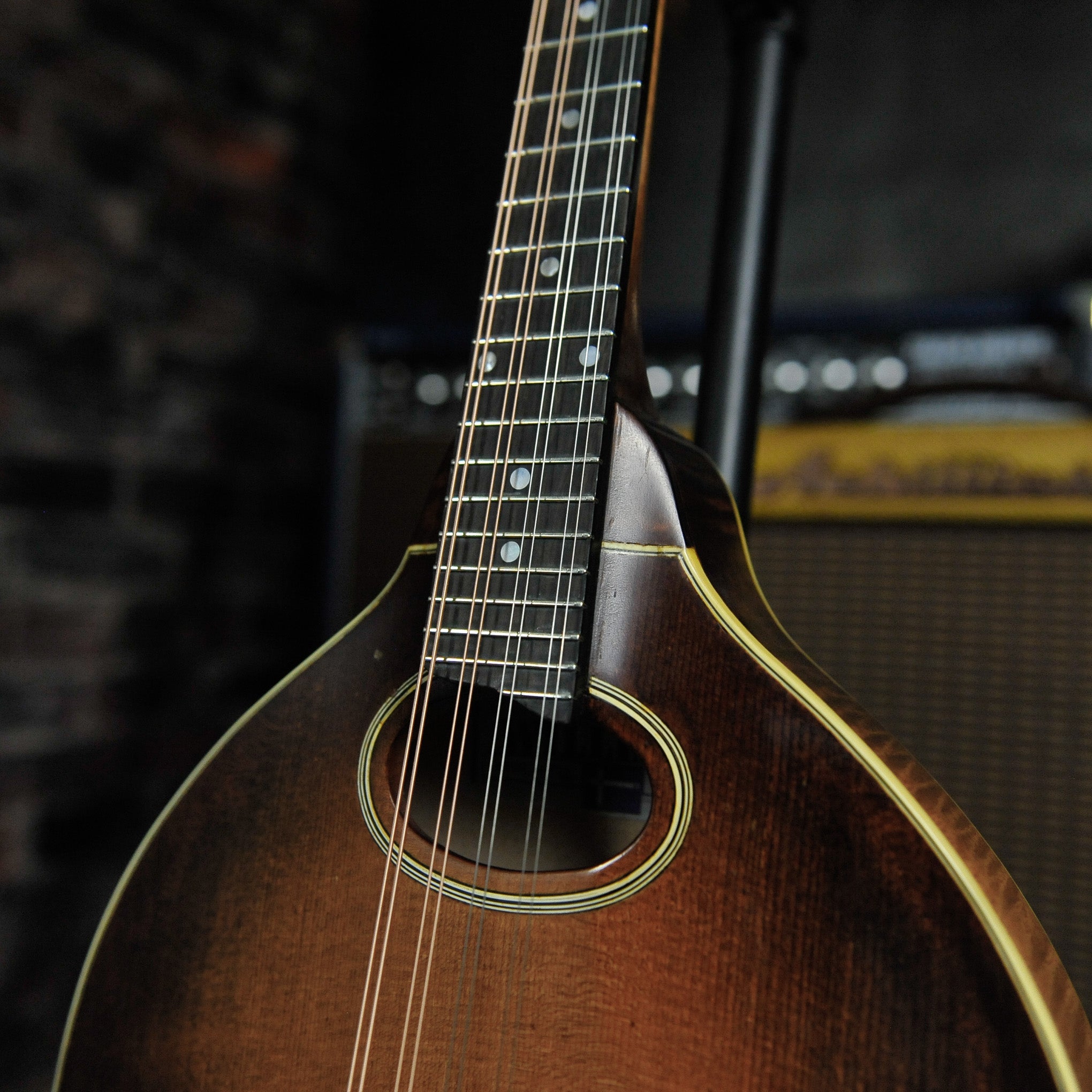 Jim Williams Mandolin A Style O Hole Sunburst w/Case - Used