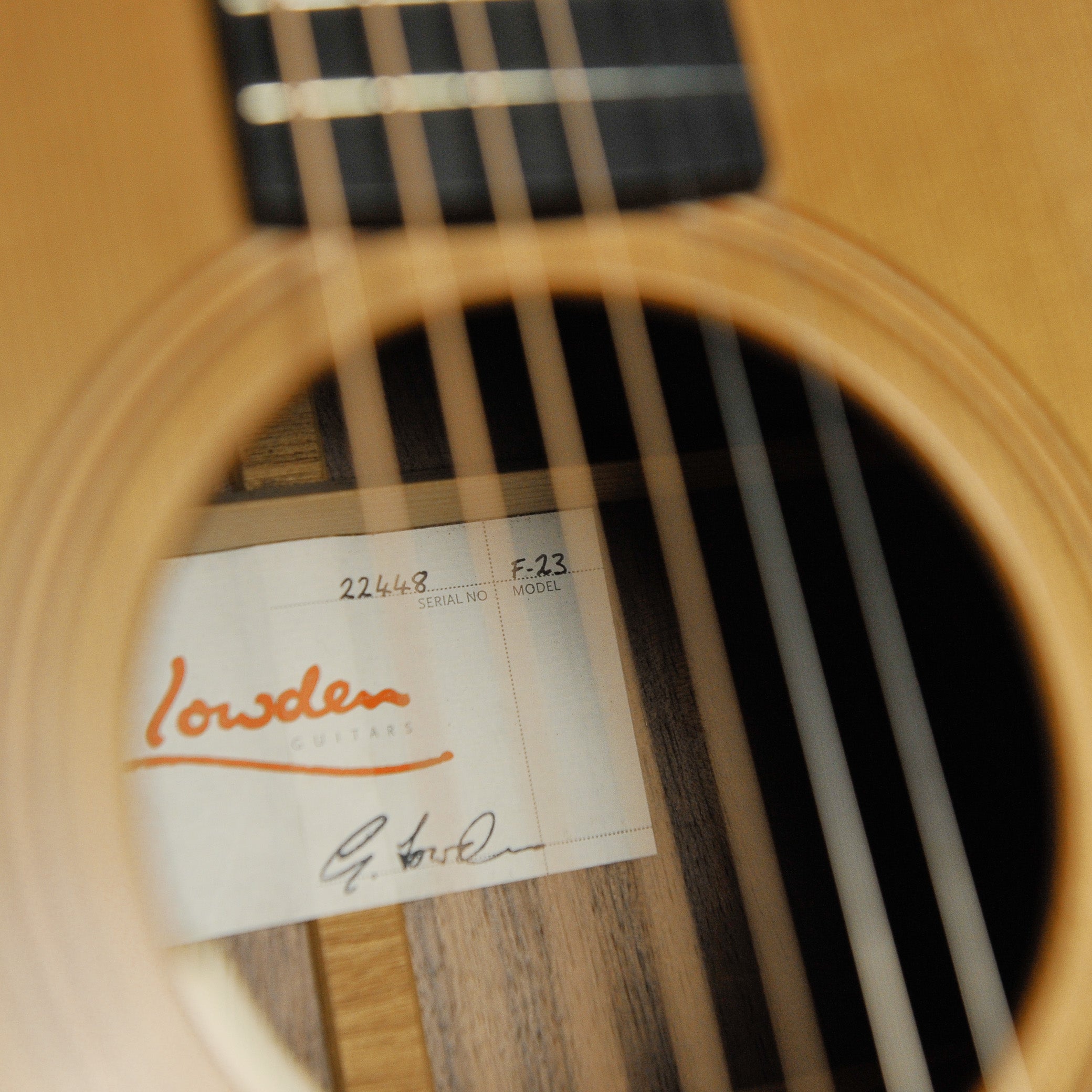 Lowden F-23 Walnut Cedar with Anthem SL Pickup System w/Case - Used
