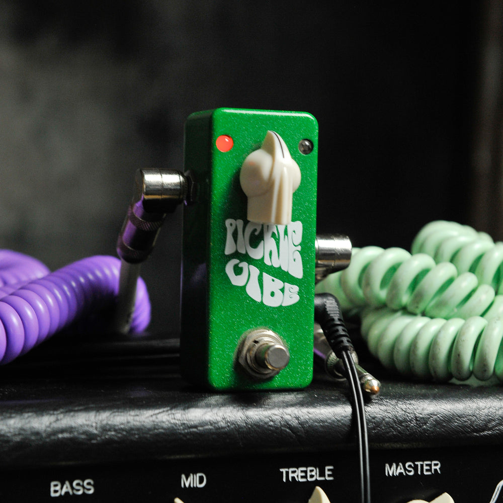 Lovepedal Pickle Vibe Green Sparkle Uni Vibe Pedal - Used