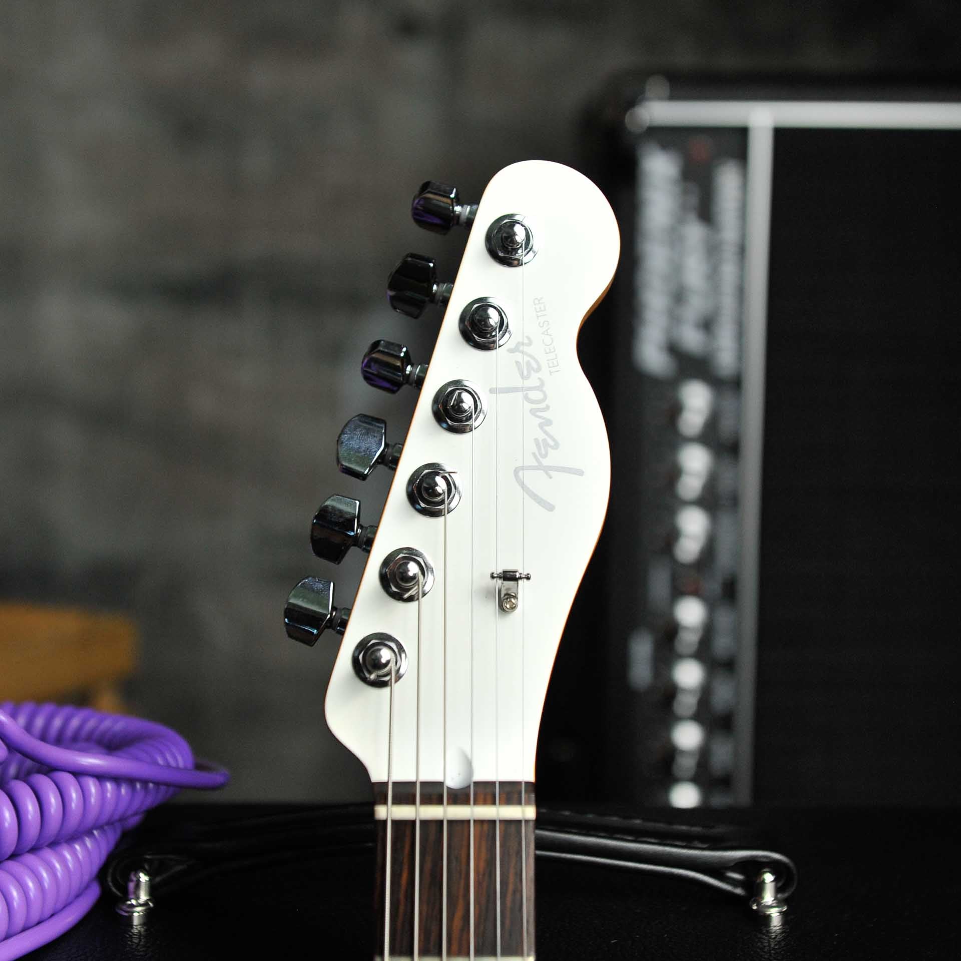 Fender MIJ Elemental Tele HH White w/Bag - Used