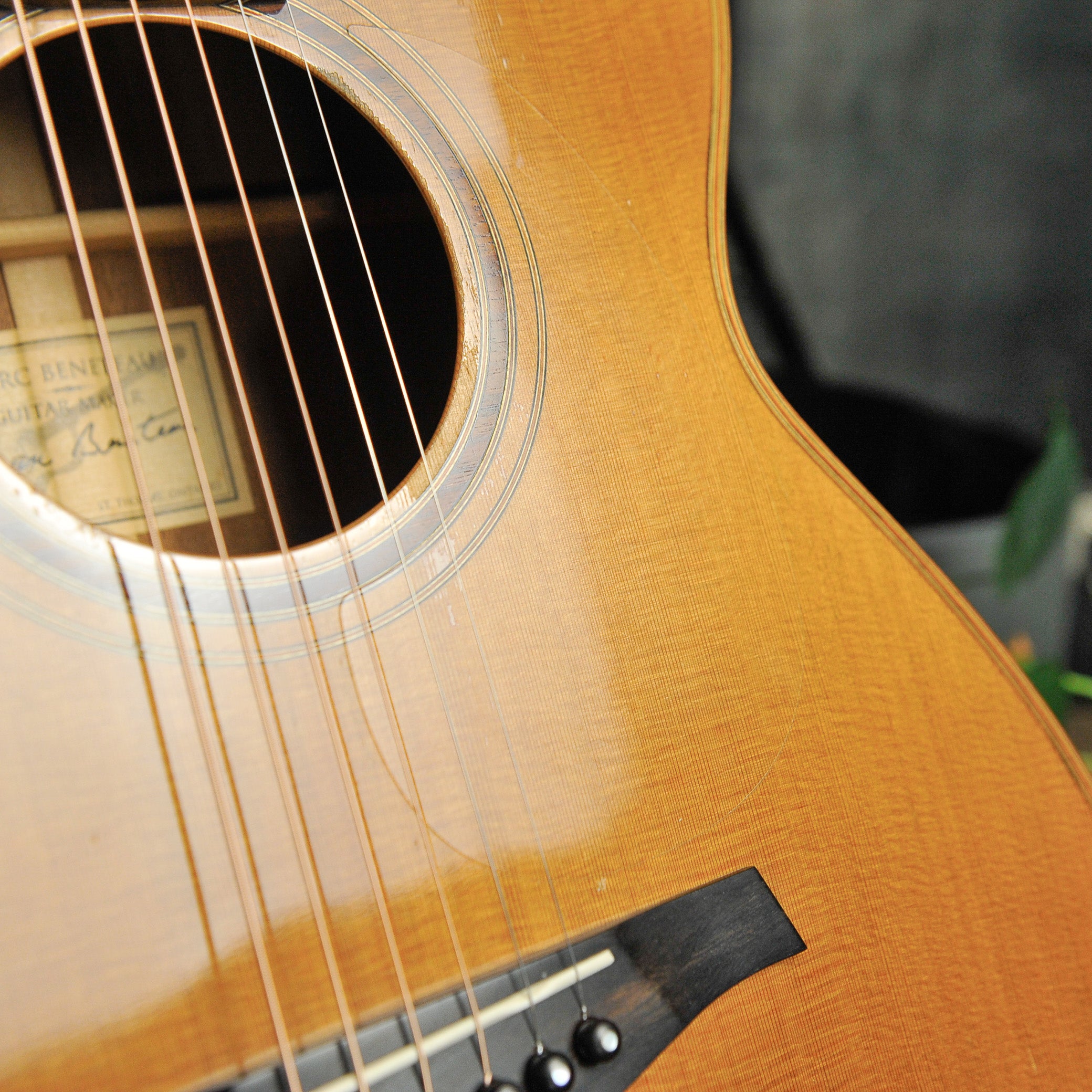 Marc Beneteau Concert Mahogany Cedar Acoustic w/Case - Used