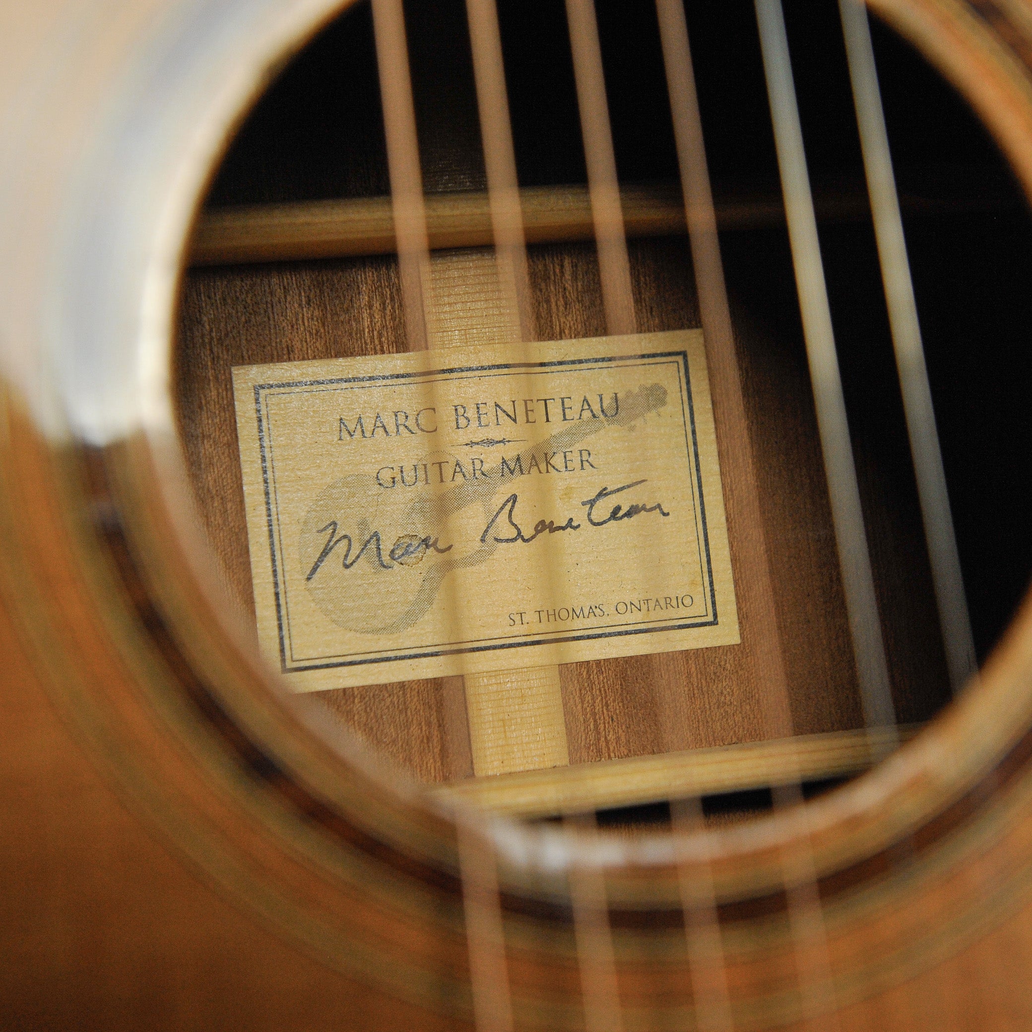Marc Beneteau Concert Mahogany Cedar Acoustic w/Case - Used