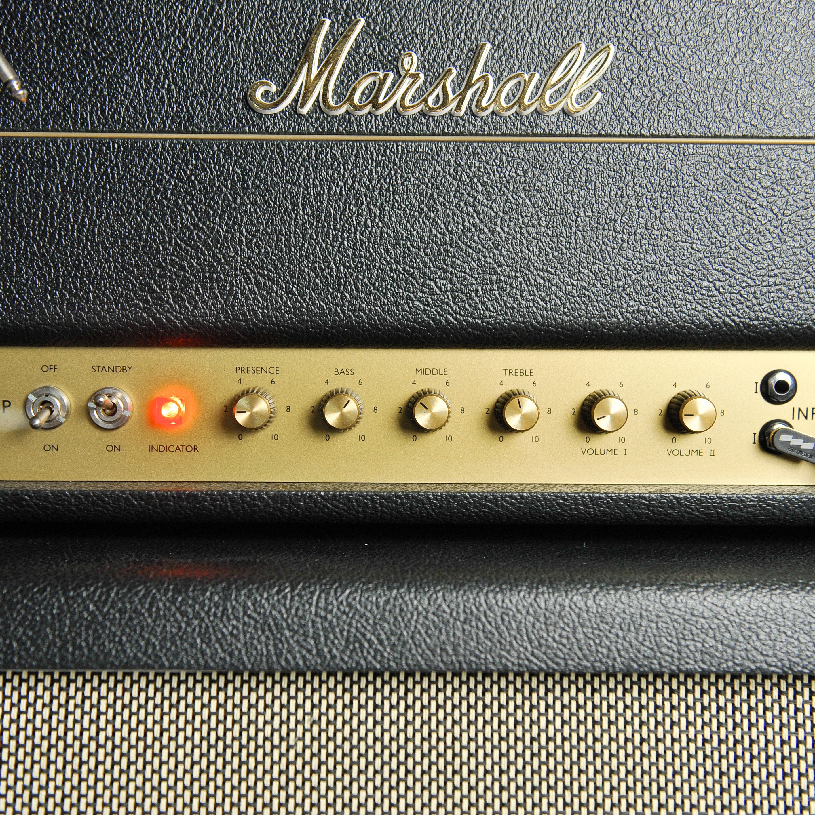 Marshall 1959 Handwired Head & Handwired 1960 Angled Speaker Cabinet - Used