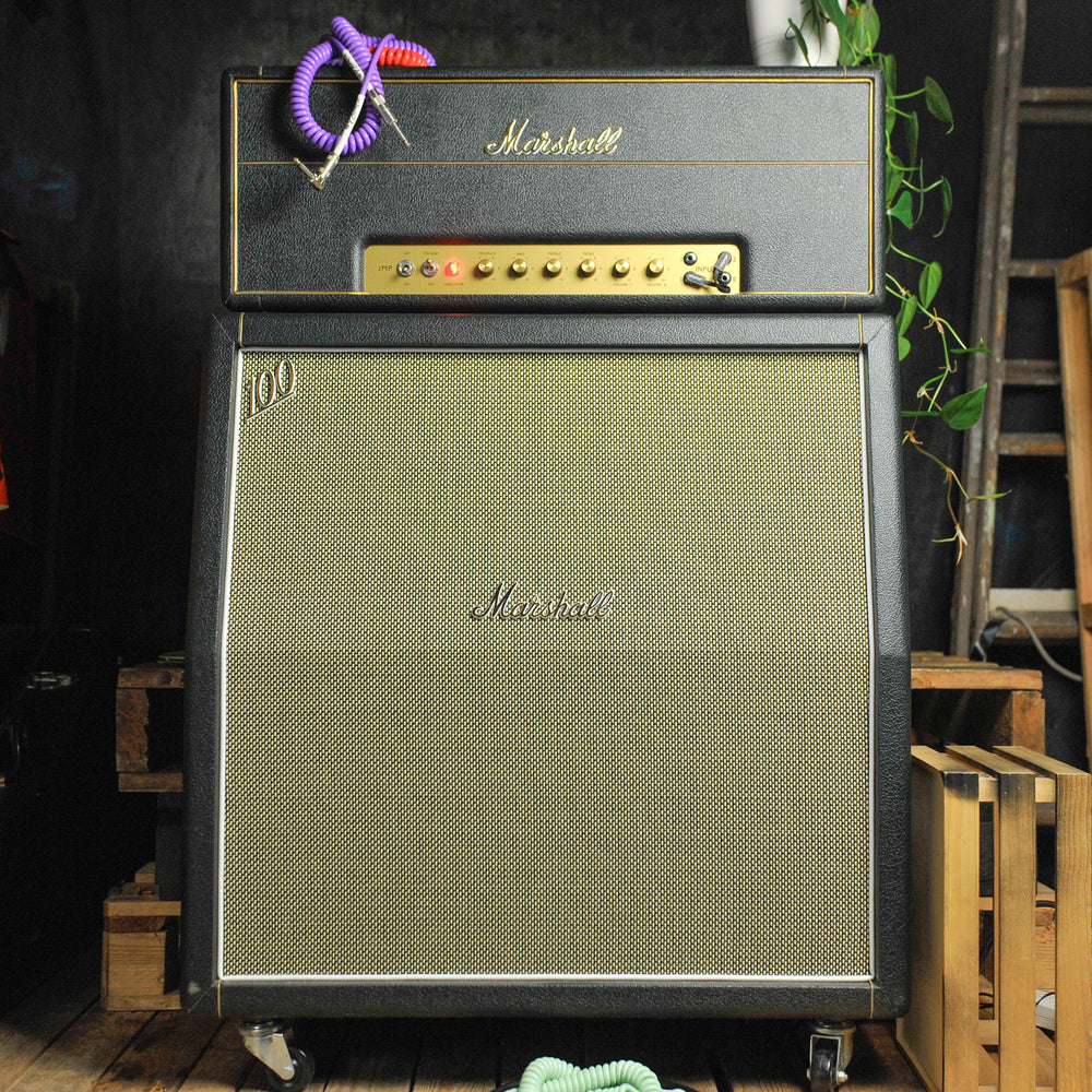 Marshall 1959 Handwired Head & Handwired 1960 Angled Speaker Cabinet - Used