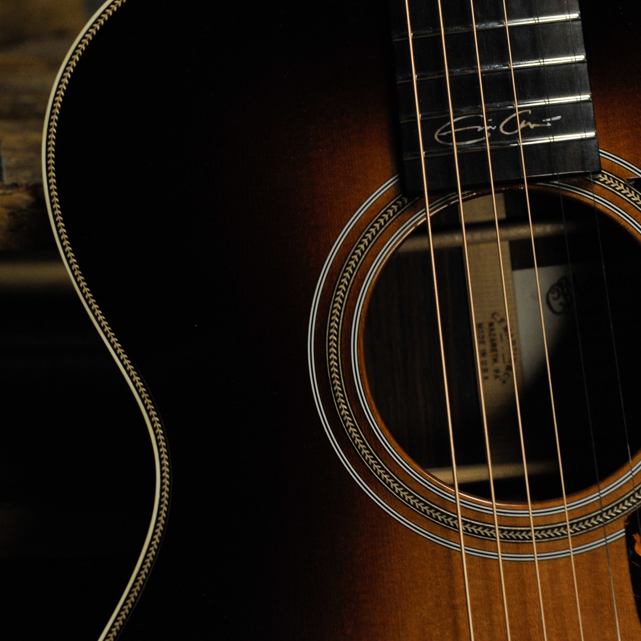 Martin 000-28ECSB Eric Clapton Signature Model Sunburst  w/Case #18973 - Used