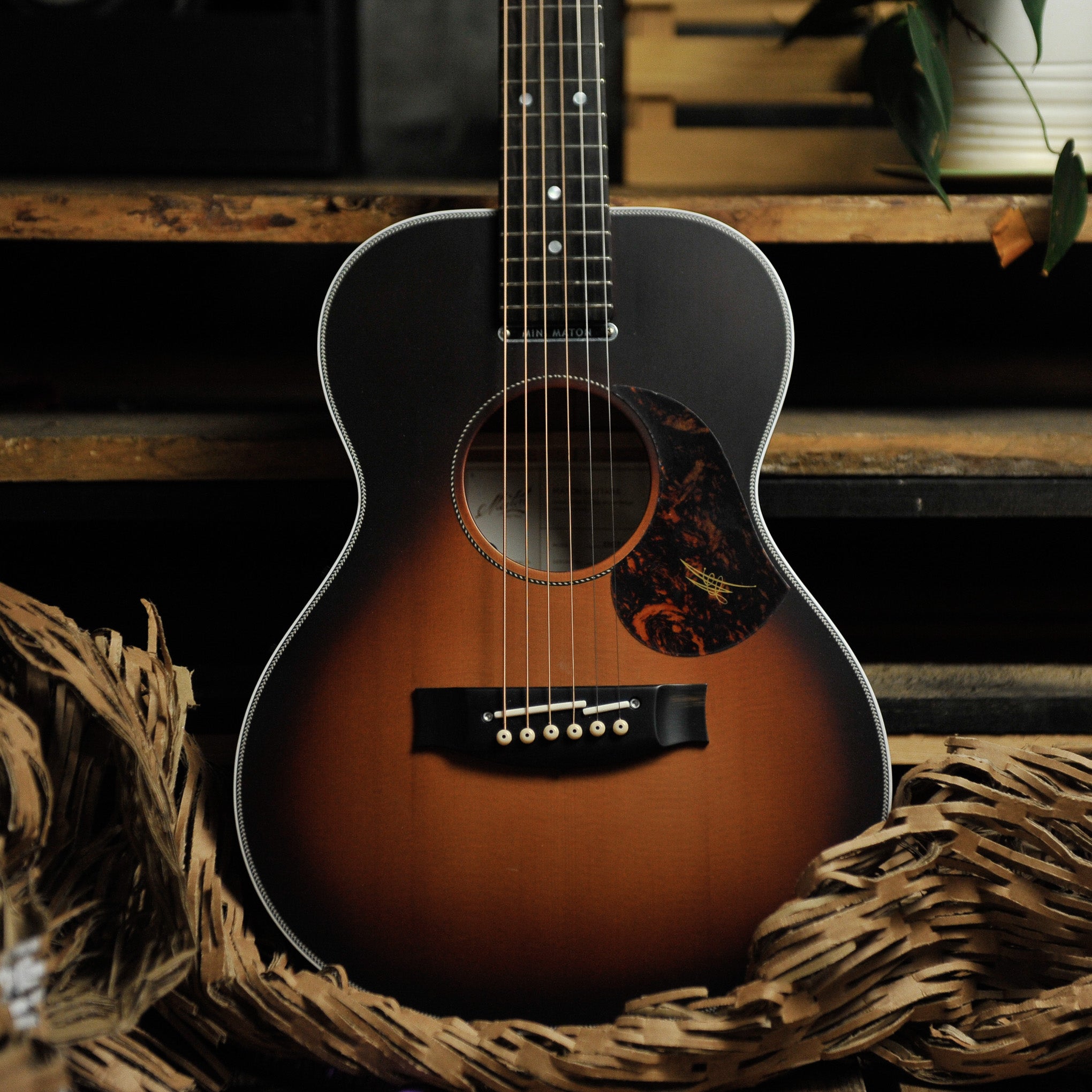 Maton EMTB-6 Troubadour Mini Acoustic Electric Guitar w/Case s/n 174782E1 - Used