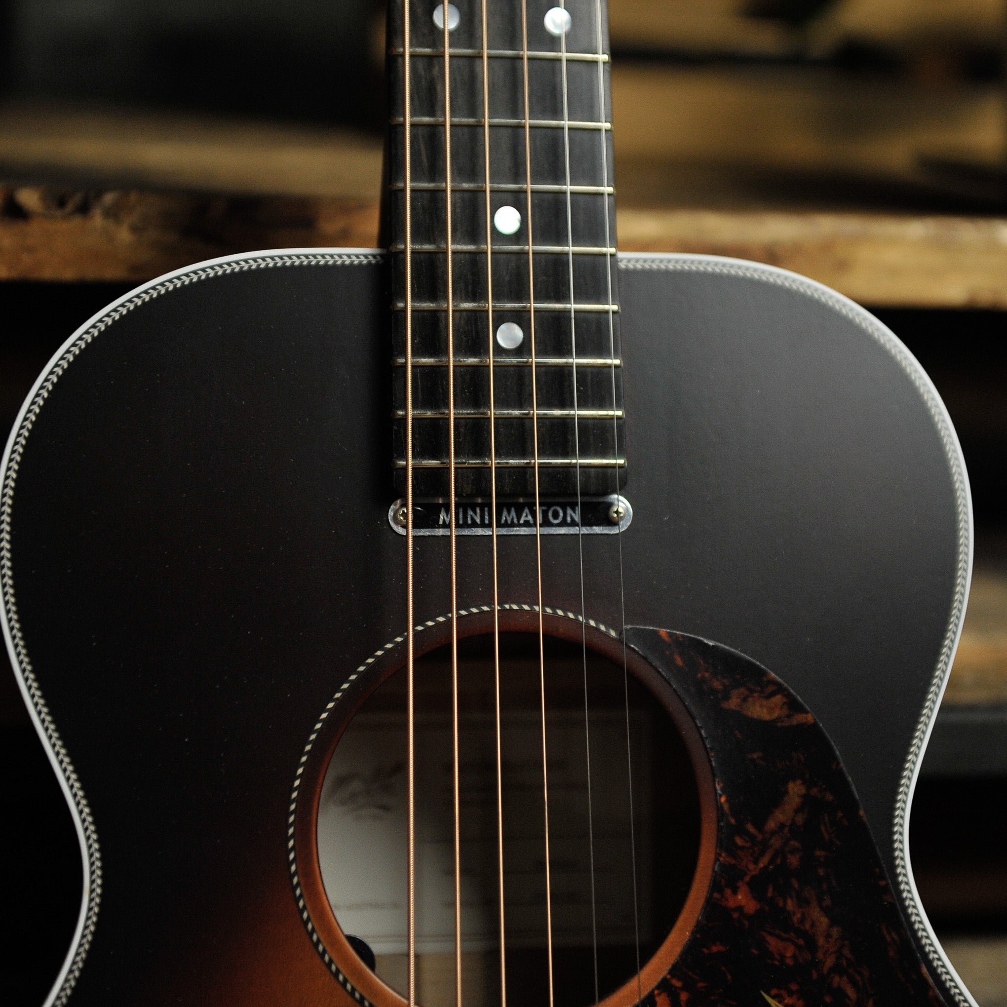 Maton EMTB-6 Troubadour Mini Acoustic Electric Guitar w/Case s/n 174782E1 - Used