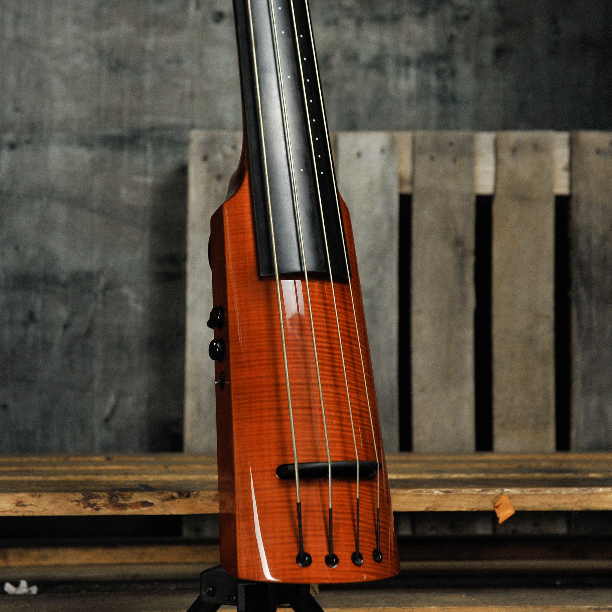 NS Designs WAV 4 String Electric Upright Bass w/Bag - Used