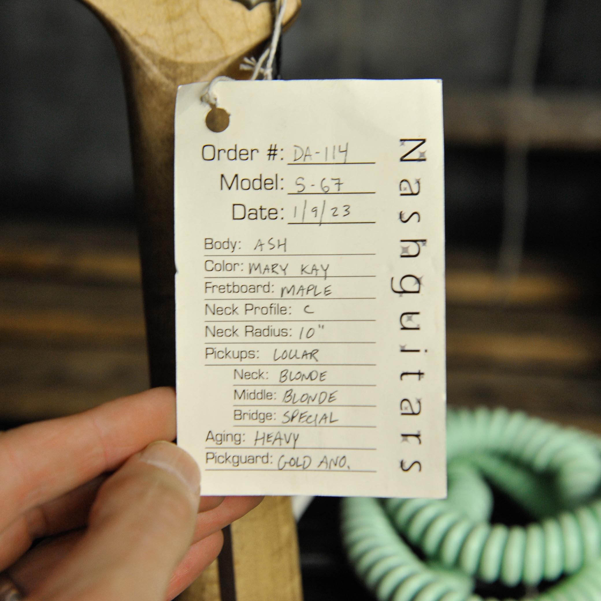 Nash Guitars  2023 S-67 Mary Kay Ash Body Flame Maple Neck w/Case - Used