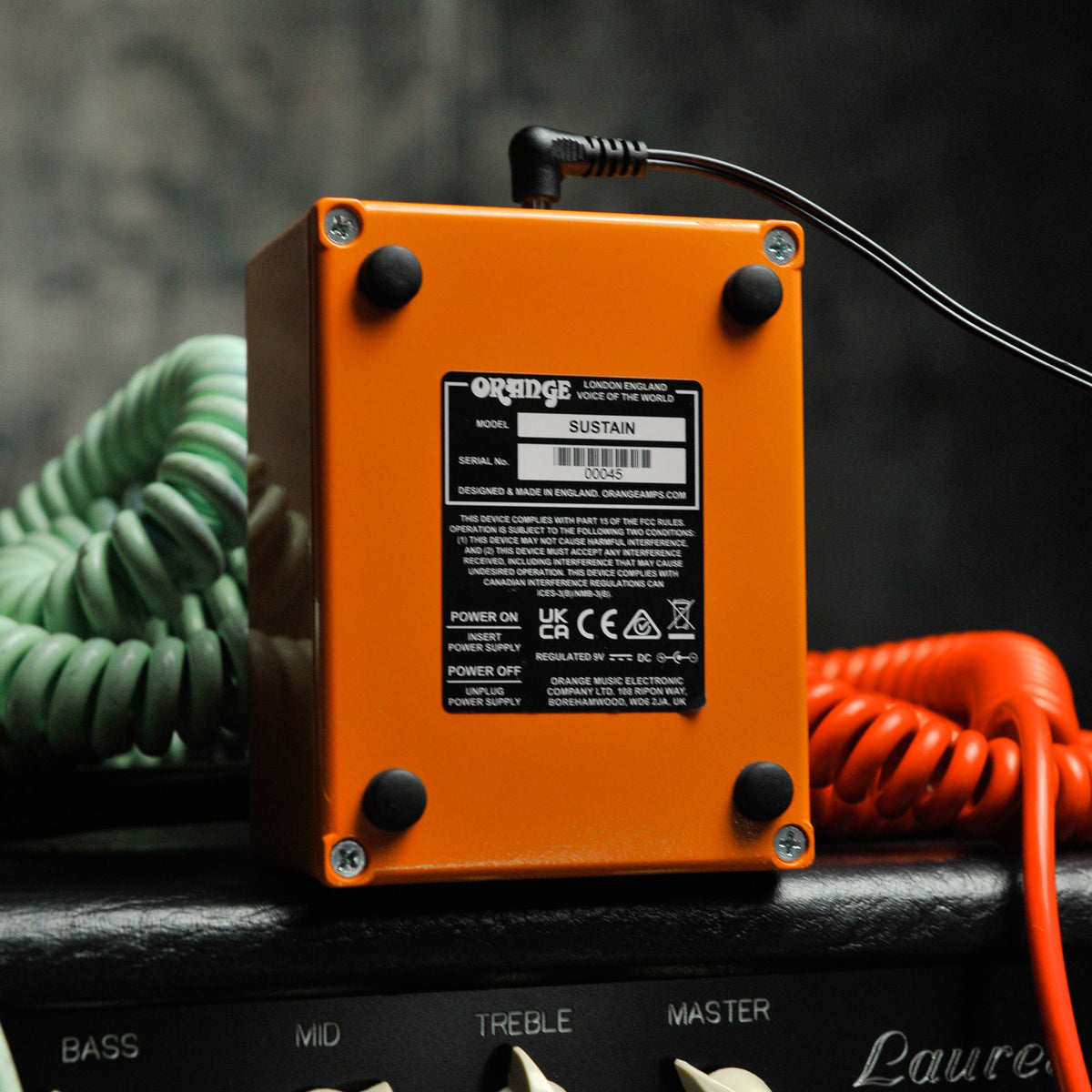 Orange Sustain Optical Compressor Pedal - Used