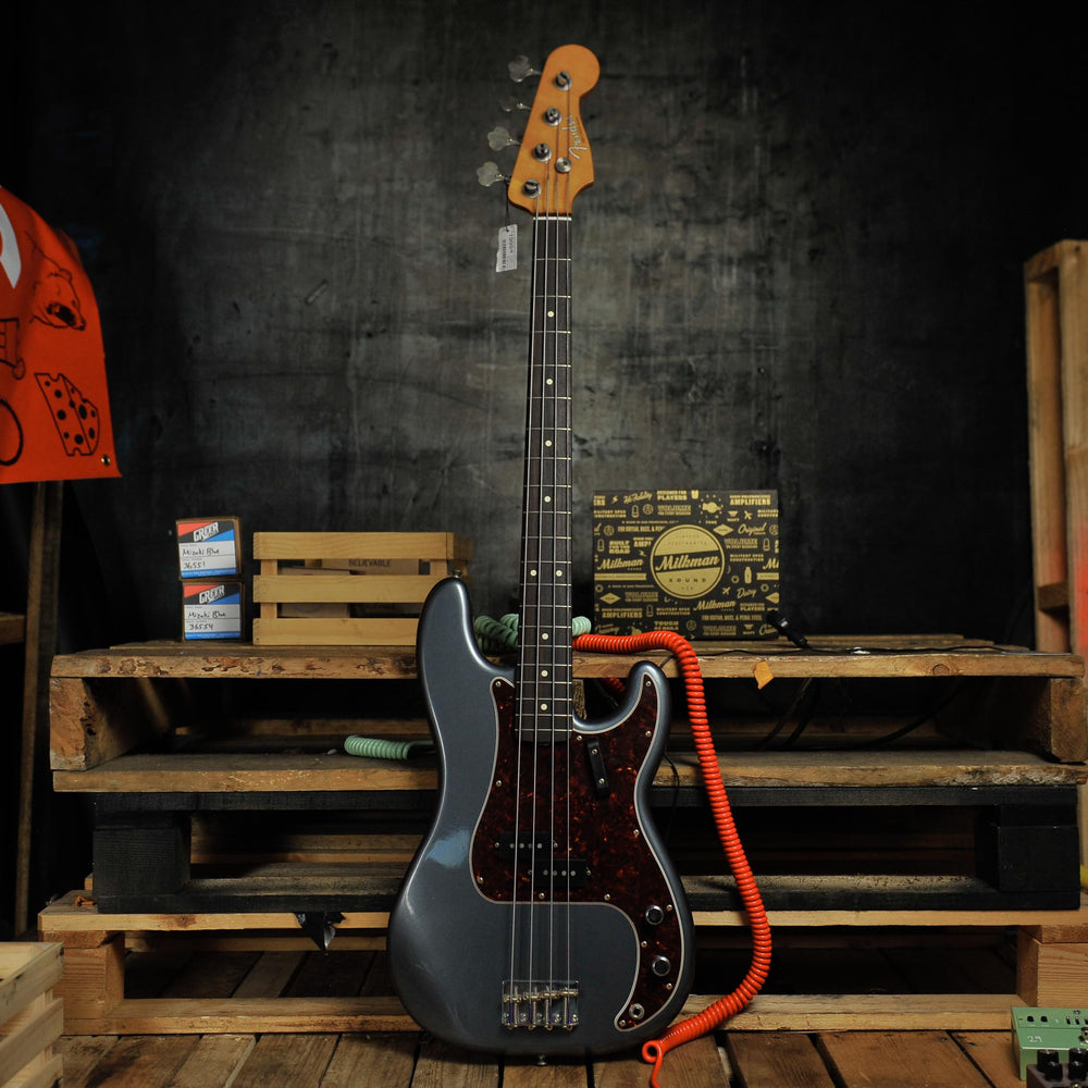 Fender Ltd Ed. Vintera II Road Worn P-Bass RW Charcoal Frost w/Case - Used