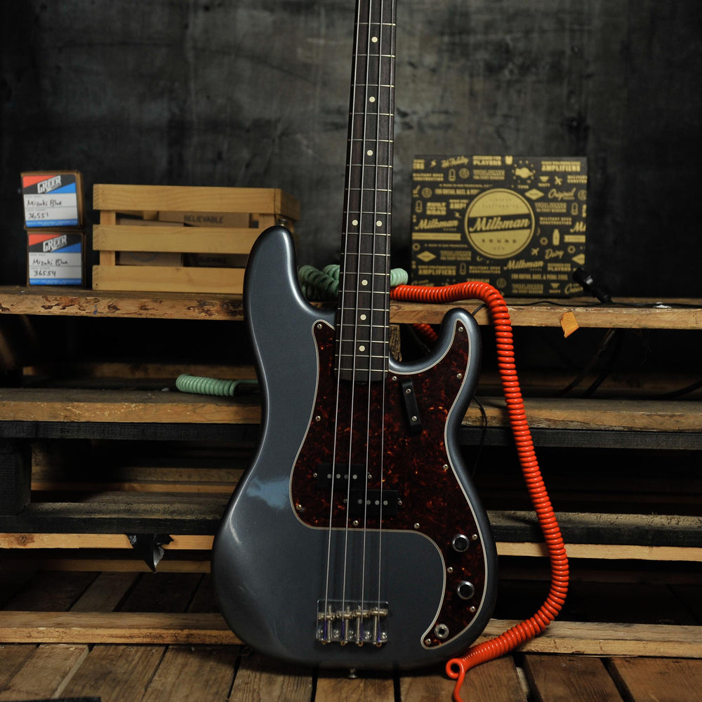 Fender Ltd Ed. Vintera II Road Worn P-Bass RW Charcoal Frost w/Case - Used