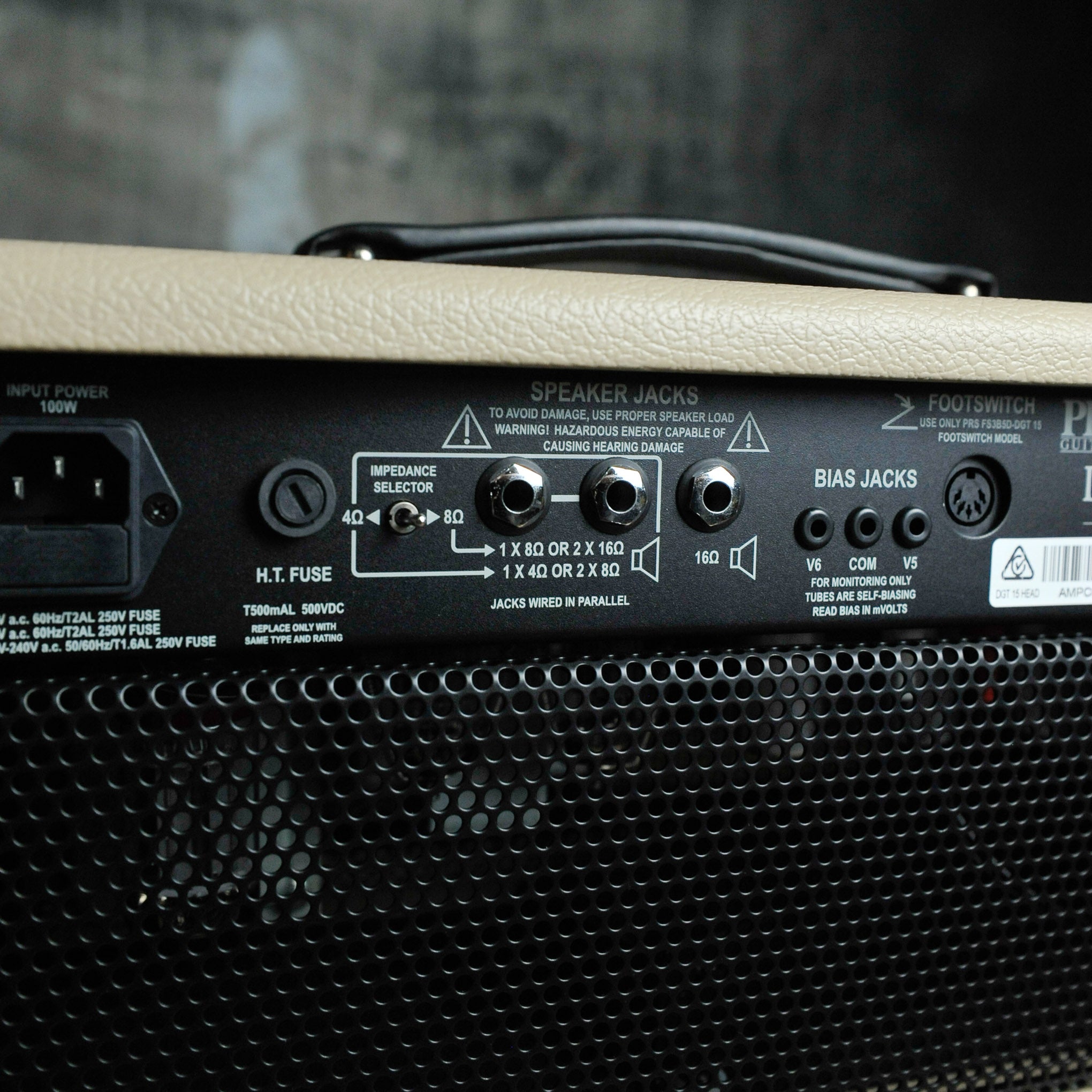PRS DGT-15 Guitar Amp Head & Matching 112 Celestion Vintage 30 Cab - Used