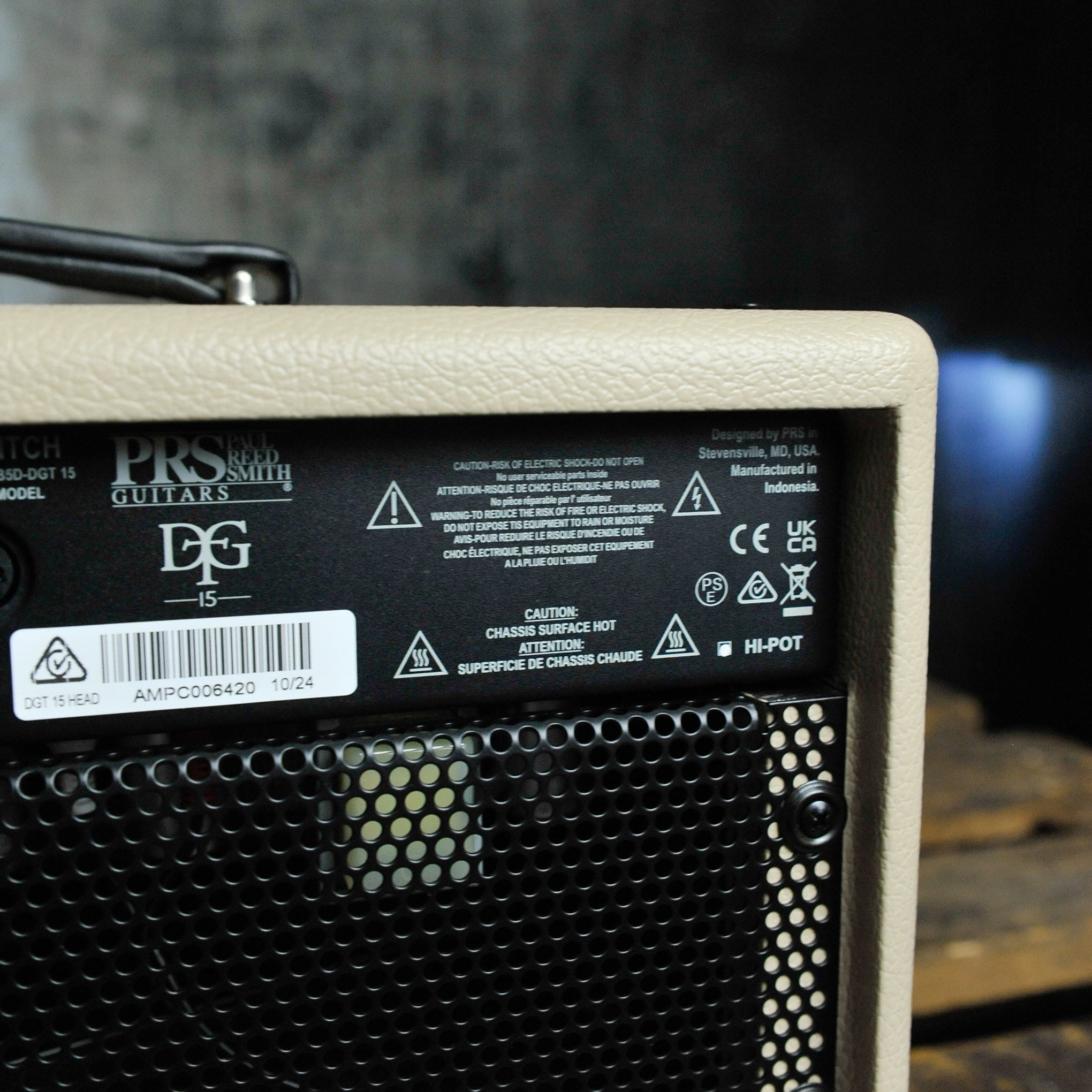 PRS DGT-15 Guitar Amp Head & Matching 112 Celestion Vintage 30 Cab - Used