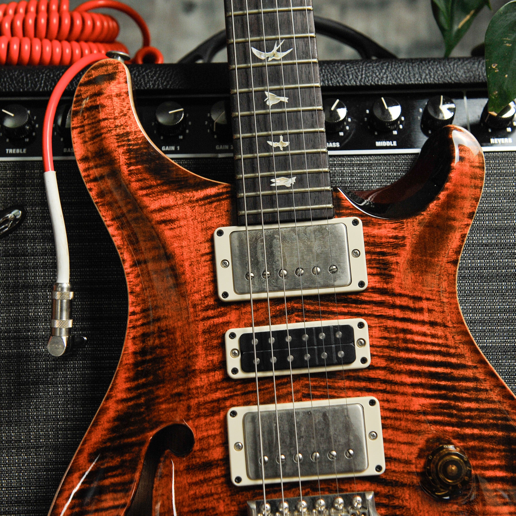 PRS Special Semi Hollow: Orange Tiger w/Case - Used