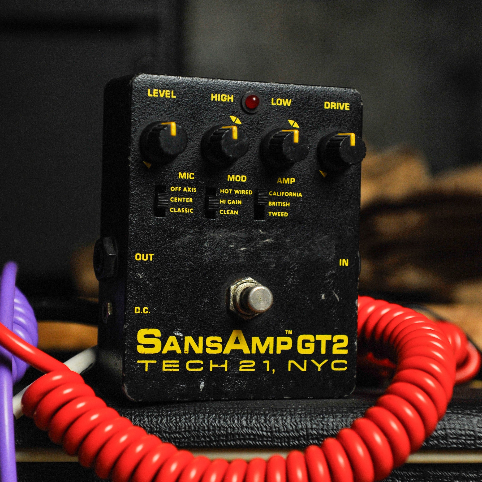 SansAmp GT2  Early 90s Amp Sim Pedal - Used