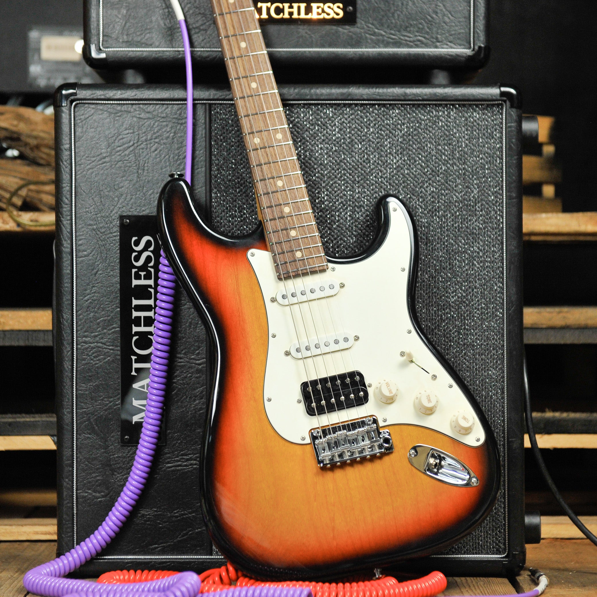Suhr Classic S Antique HSS Guitar - 3-Tone Burst RW w/Bag - Used