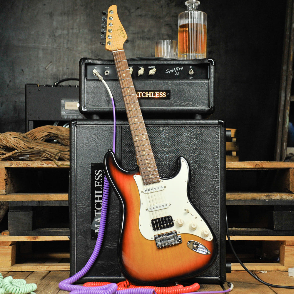 Suhr Classic S Antique HSS Guitar - 3-Tone Burst RW w/Bag - Used