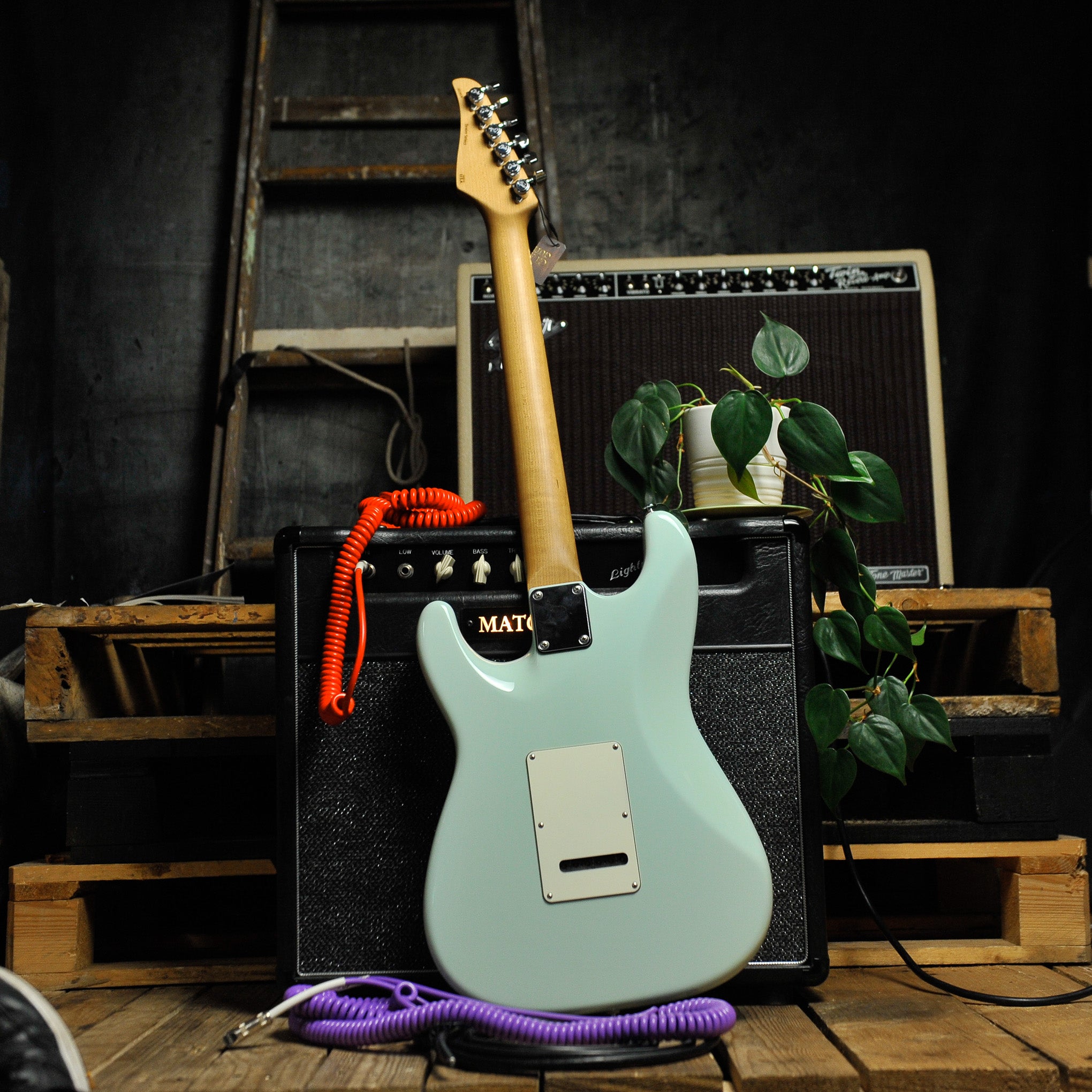 Suhr Classic Pro Dealer Select SSS Roasted Maple Neck Sonic Blue w/Case - Used s#JS1M1E
