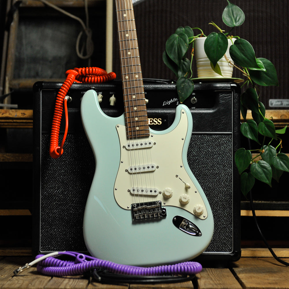 Suhr Classic Pro Dealer Select SSS Roasted Maple Neck Sonic Blue w/Case - Used s#JS1M1E