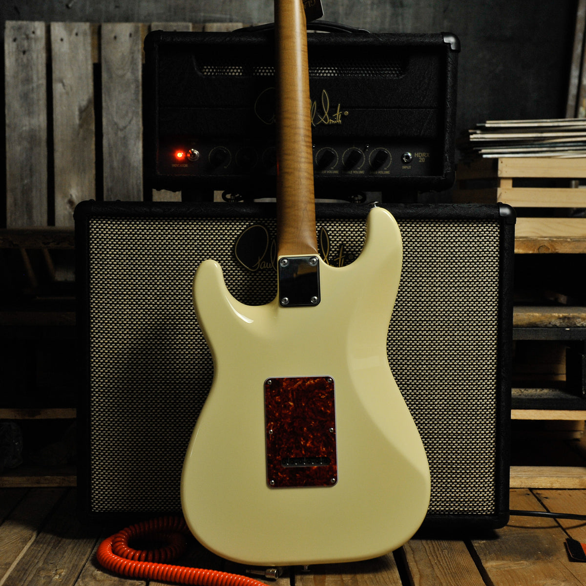 Suhr Classic S Dealer Select HSS - Vintage White RW w/Bag - Used