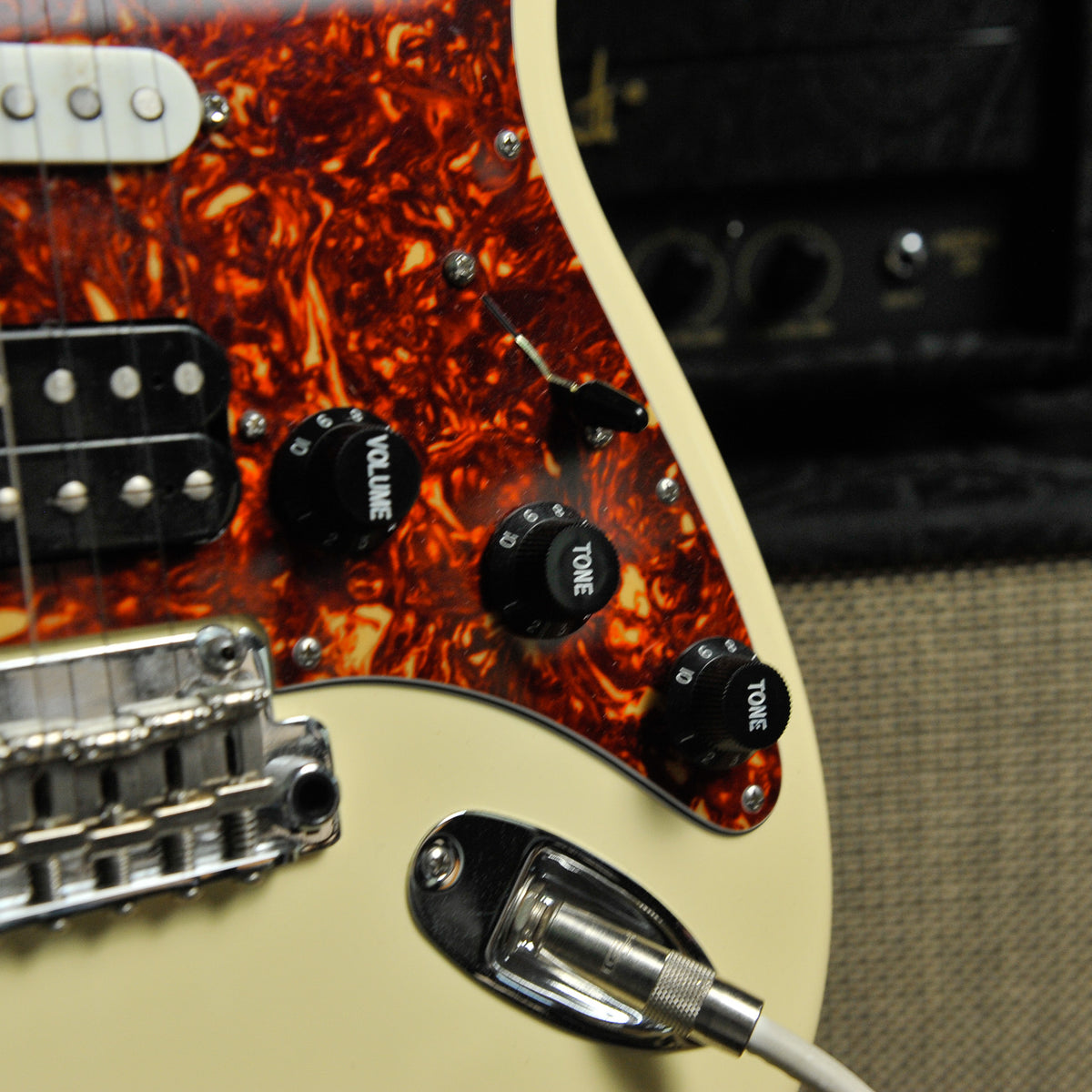 Suhr Classic S Dealer Select HSS - Vintage White RW w/Bag - Used