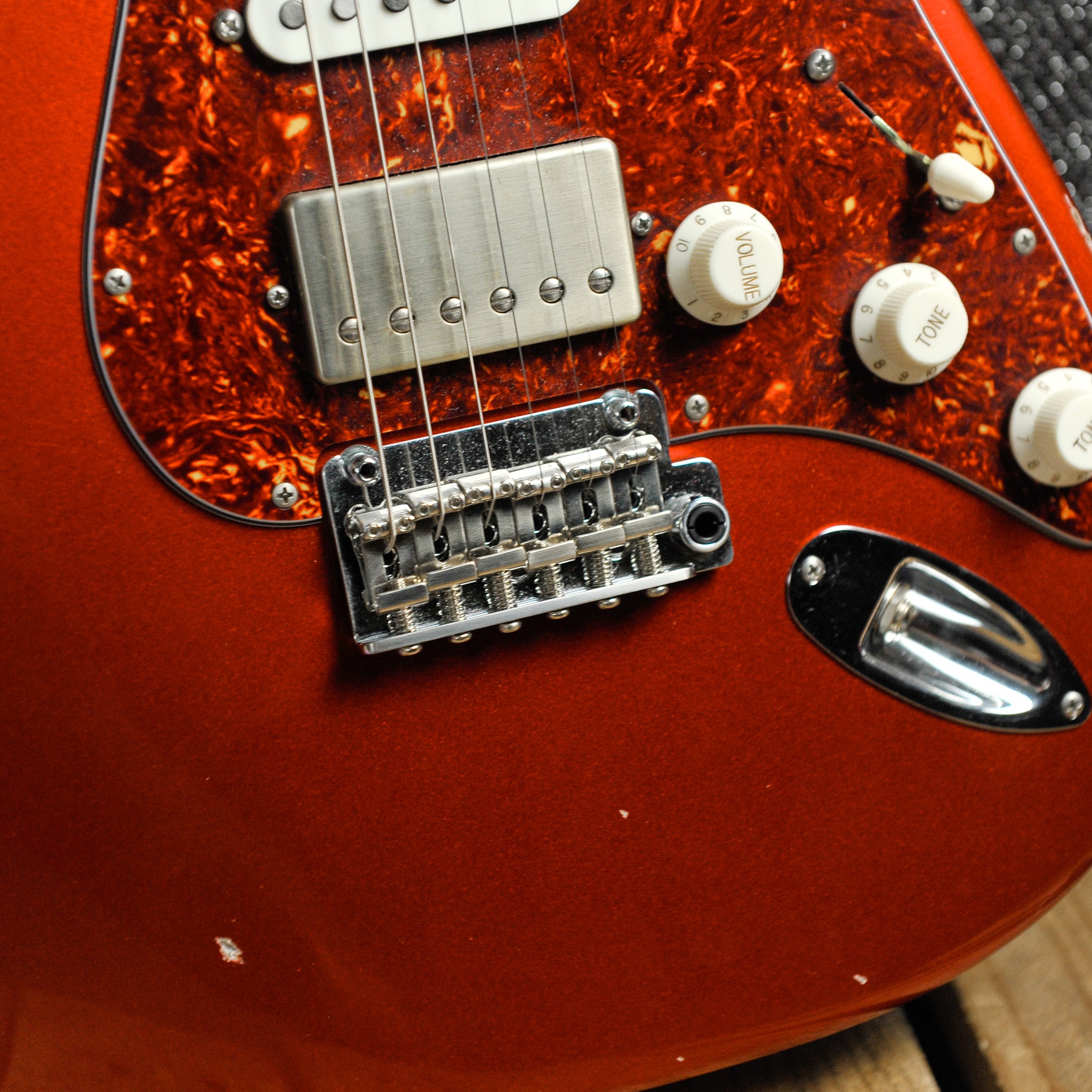 Suhr Classic S Antique Electric Guitar Candy Apple Red Medium Ageing - Used