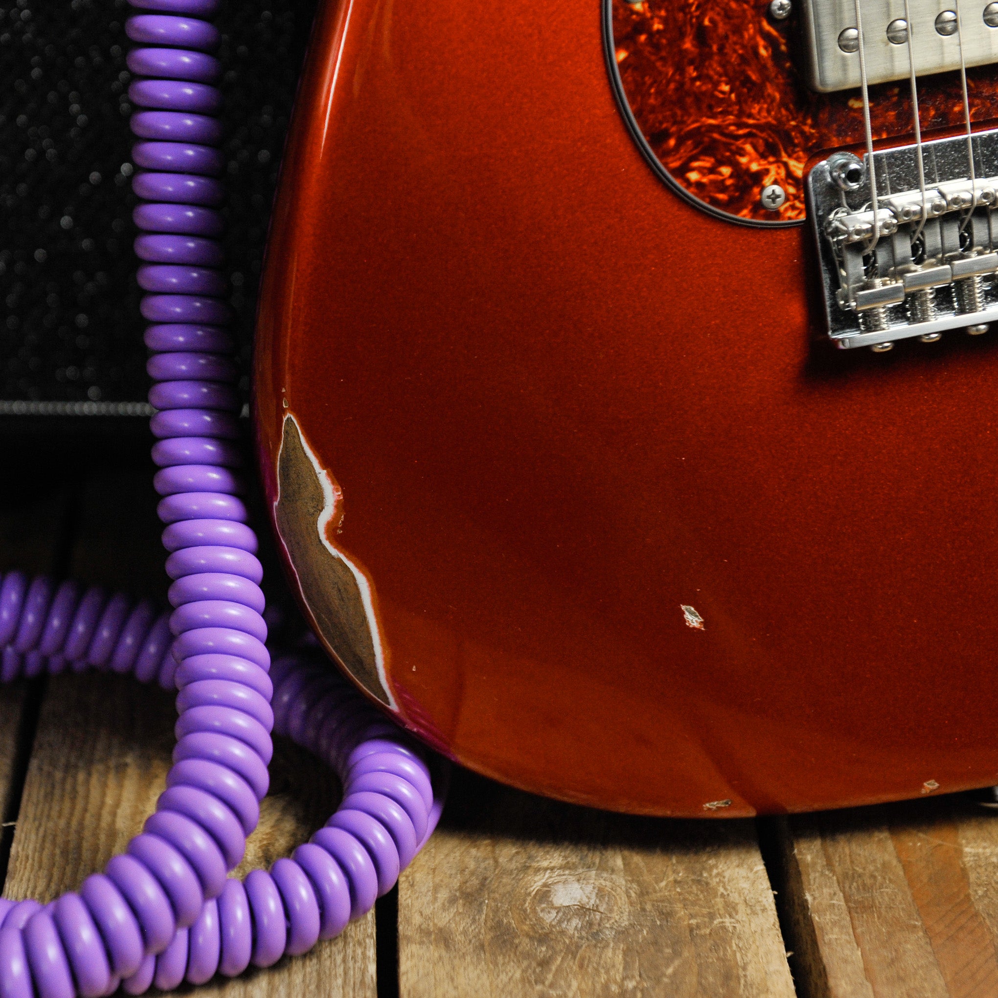 Suhr Classic S Antique Electric Guitar Candy Apple Red Medium Ageing - Used