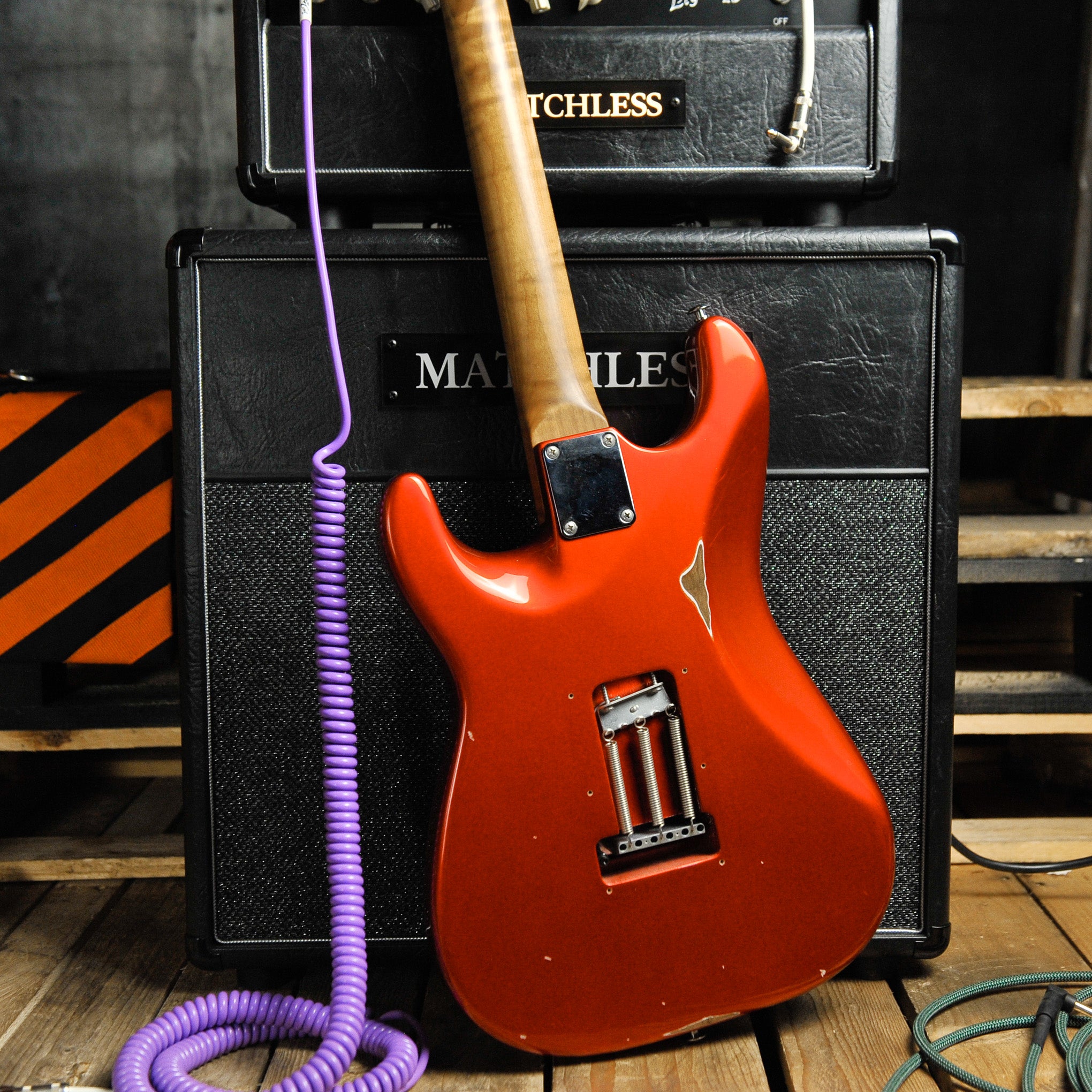 Suhr Classic S Antique Electric Guitar Candy Apple Red Medium Ageing - Used