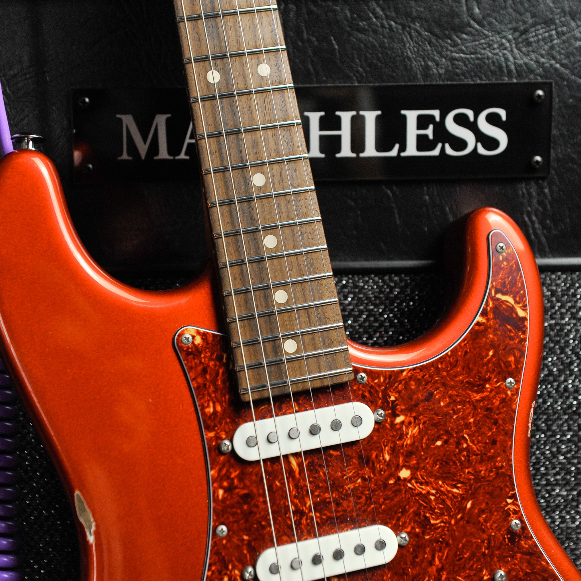 Suhr Classic S Antique Electric Guitar Candy Apple Red Medium Ageing - Used