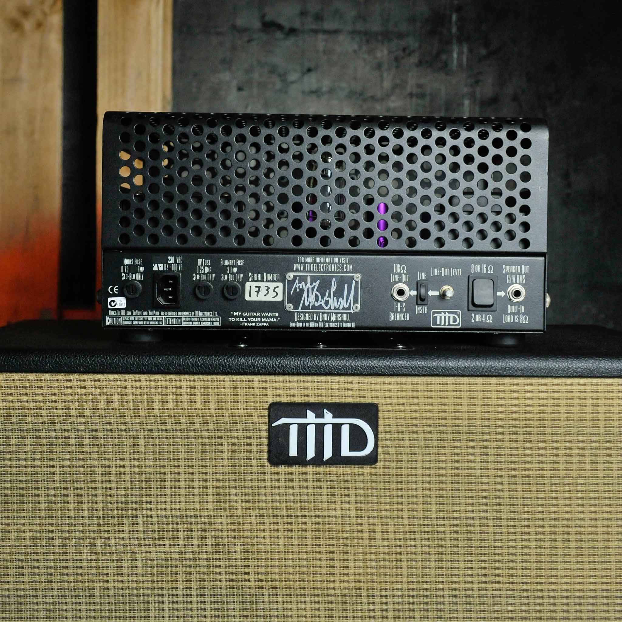 THD Univalve Amplifier and 2x12” THD Cabinet - Used