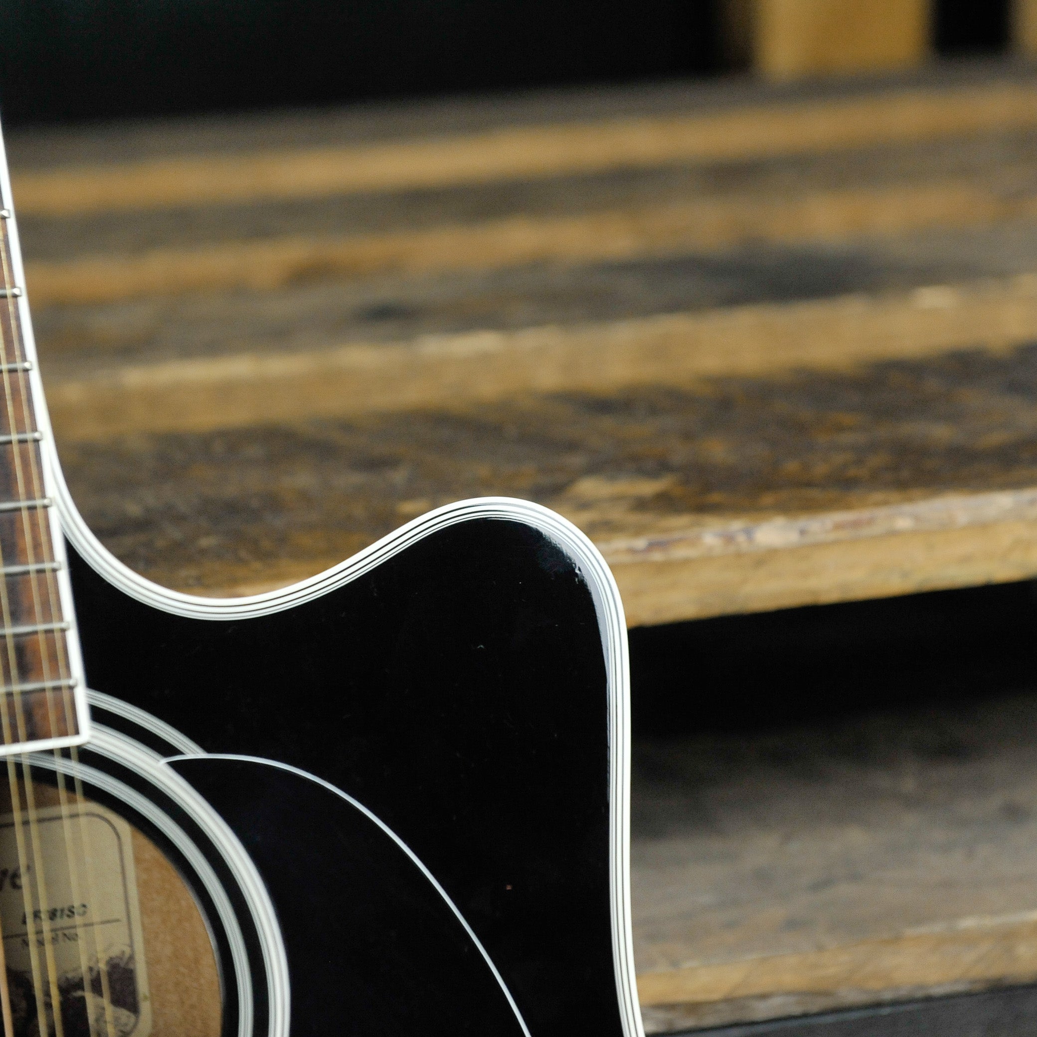 Takamine EF381SC 12-String Acoustic Guitar Black - Used