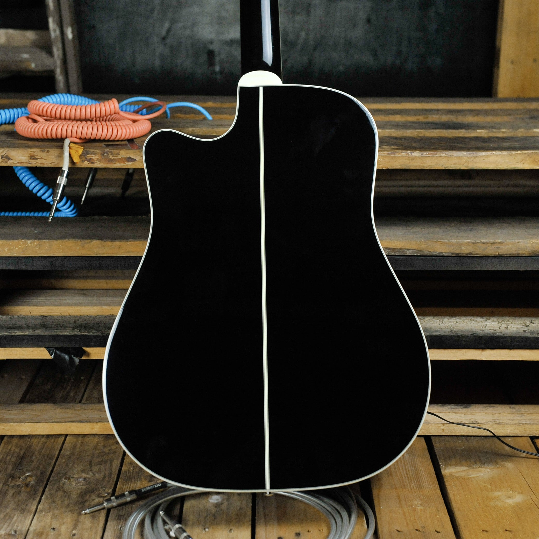 Takamine EF381SC 12-String Acoustic Guitar Black - Used