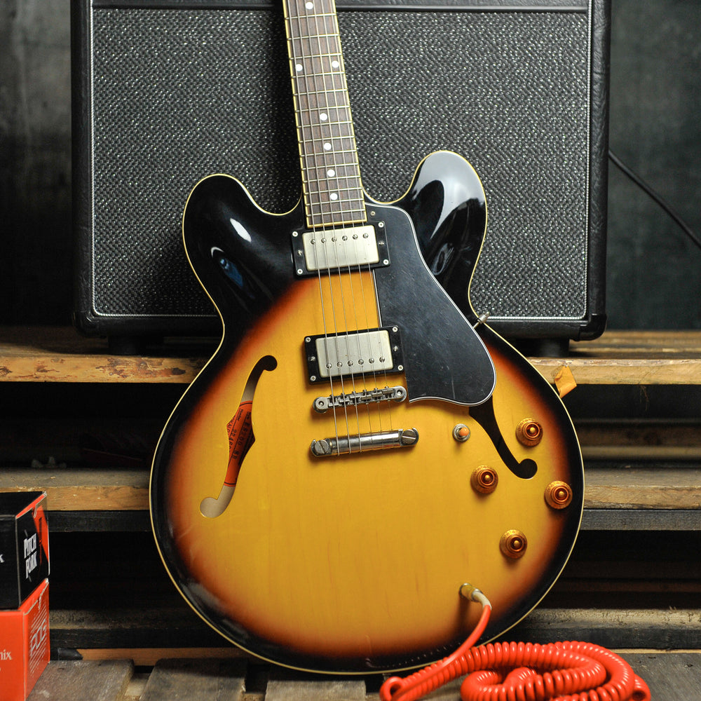 Tokai ES200 SB Semi Hollow Body Electric Guitar Made in Japan w/Case - Used