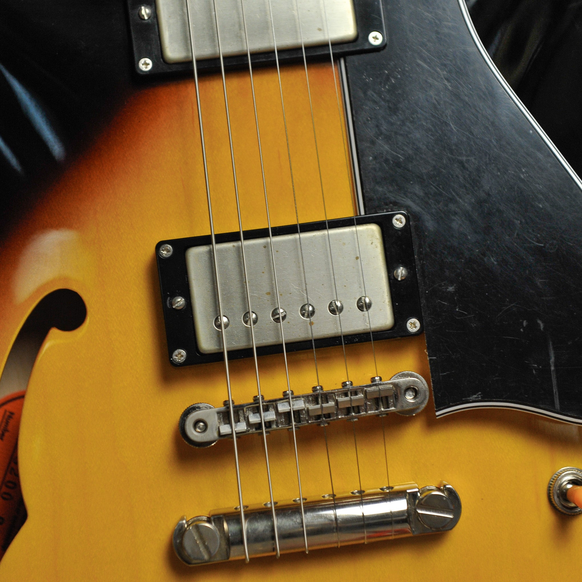 Tokai ES200 SB Semi Hollow Body Electric Guitar Made in Japan w/Case - Used