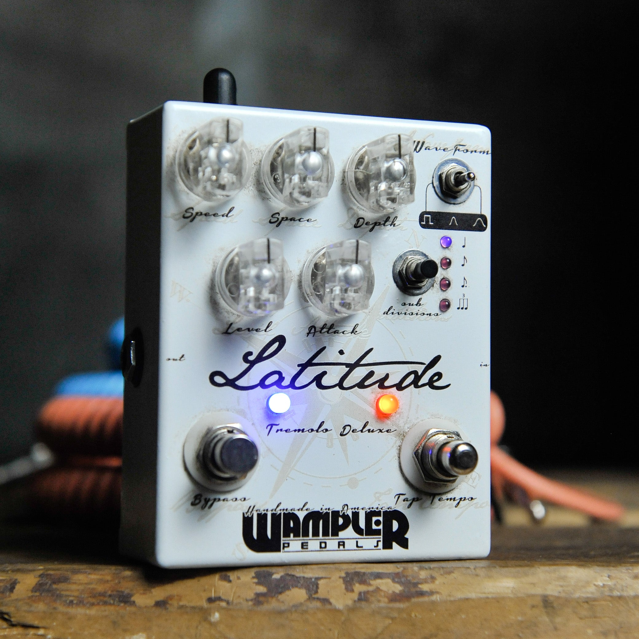 Wampler Latitude Tremolo Deluxe Pedal - Used