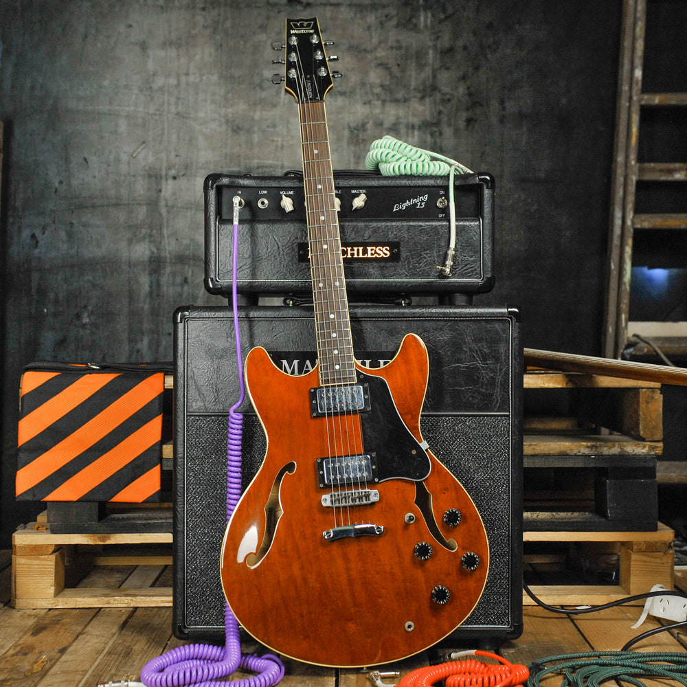 Westone Rainbow-1 335 Style MIJ Electric Guitar w/Case - Used