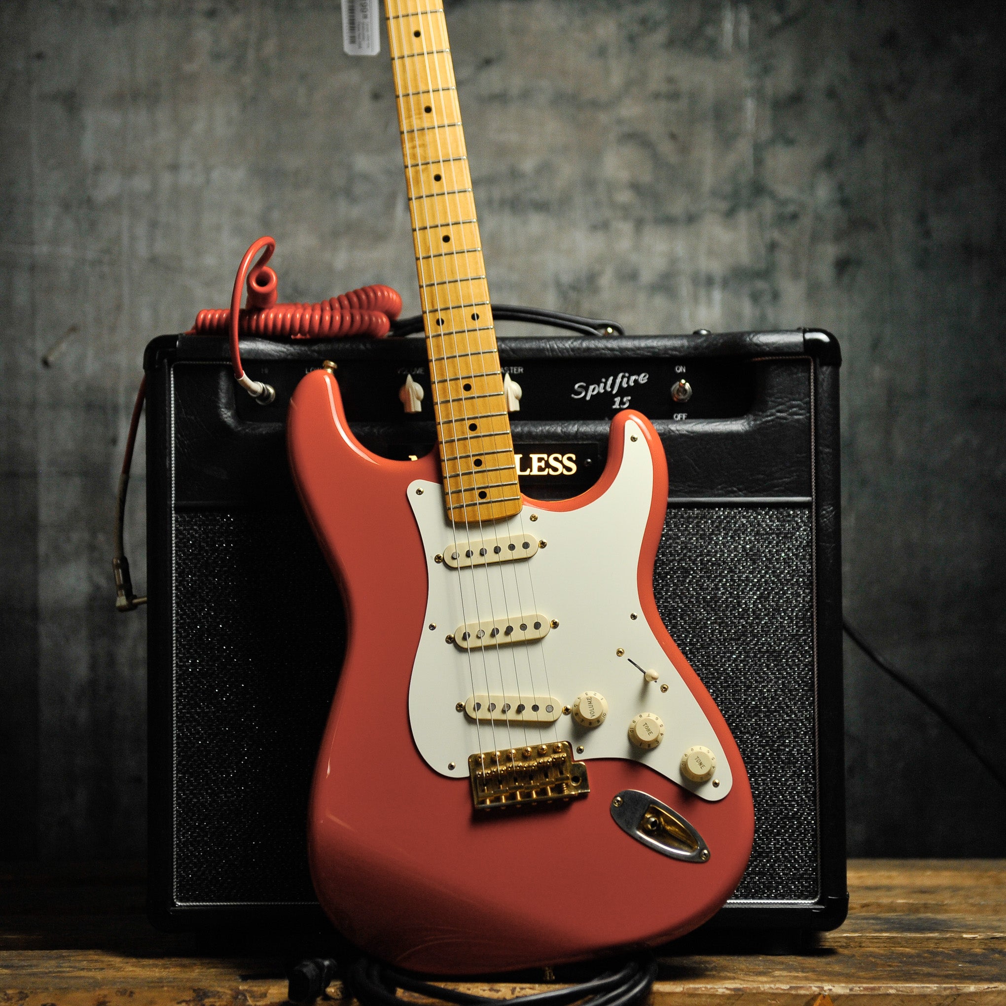 Fender MIM 50s Stratocaster Fiesta Red 2008 w/Case  - Used
